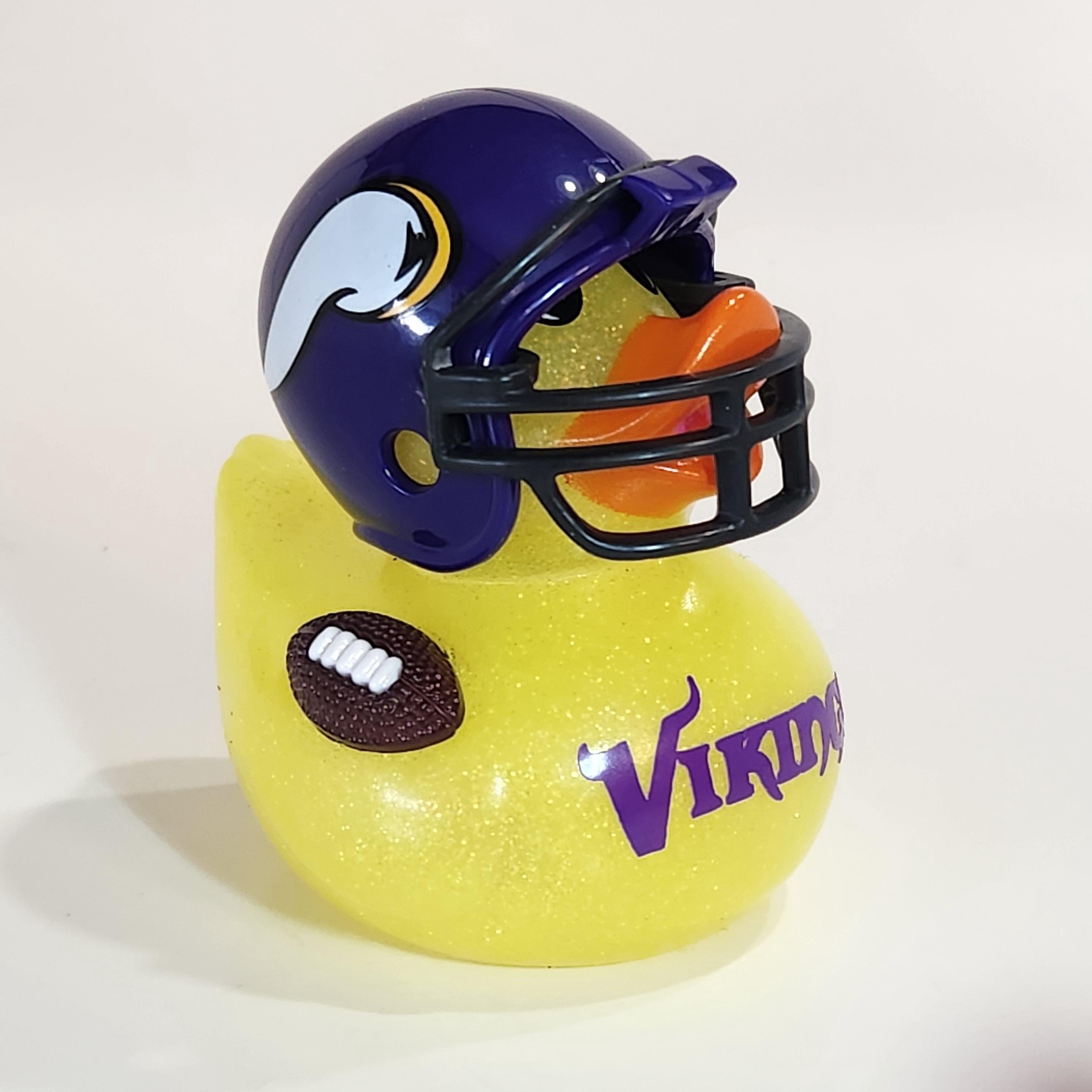 MINNESOTA VIKINGS Rubber Duck Gift Bedazzled nfl Duck Cruise Dashboard Ducks