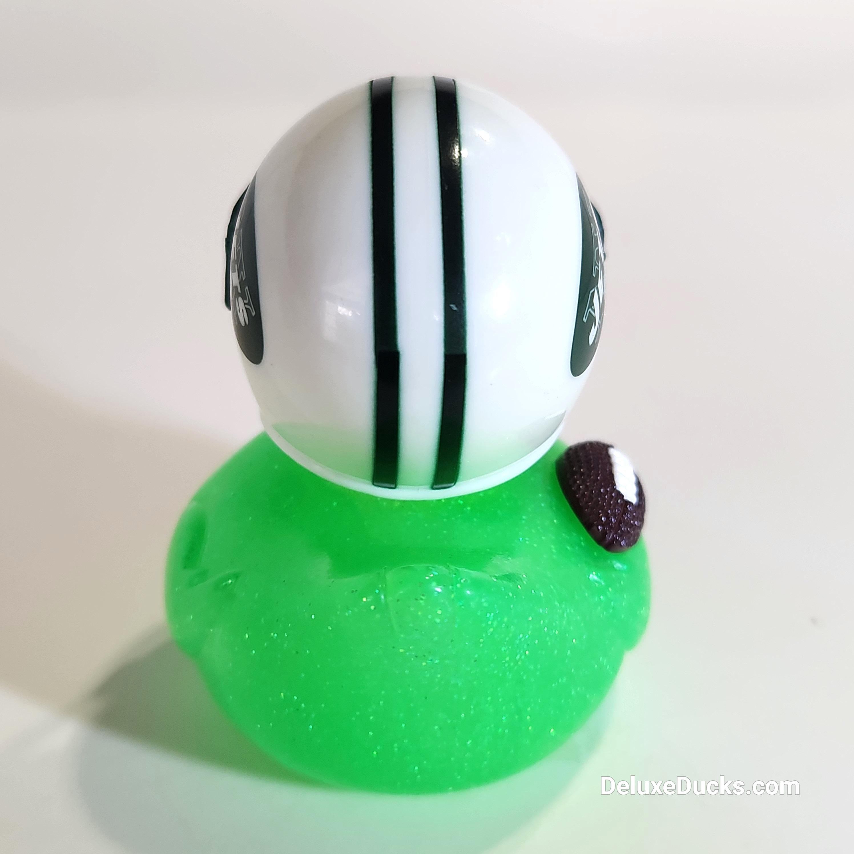 NEW YORK JETS Rubber Duck Gift nfl Football Bedazzled Collectible Duck