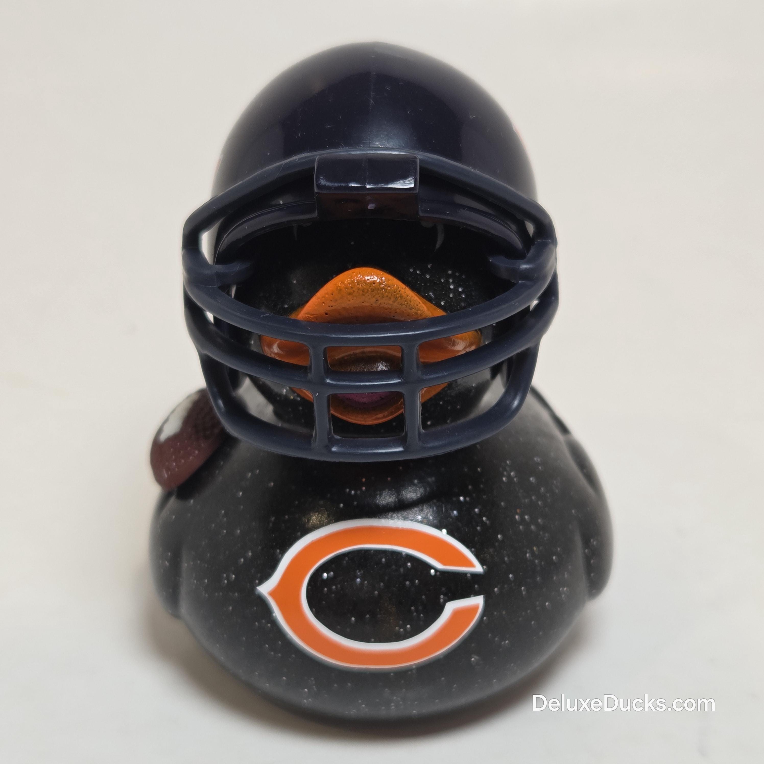CHICAGO BEARS Rubber Duck Gift Bedazzled Duck Cruise Dashboard Ducks