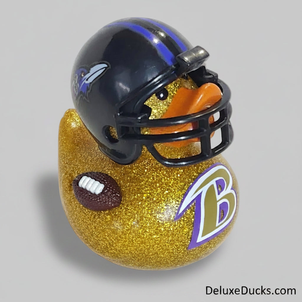 CHICAGO BEARS Rubber Duck Gift Bedazzled Duck Cruise Dashboard Ducks – Deluxe Ducks