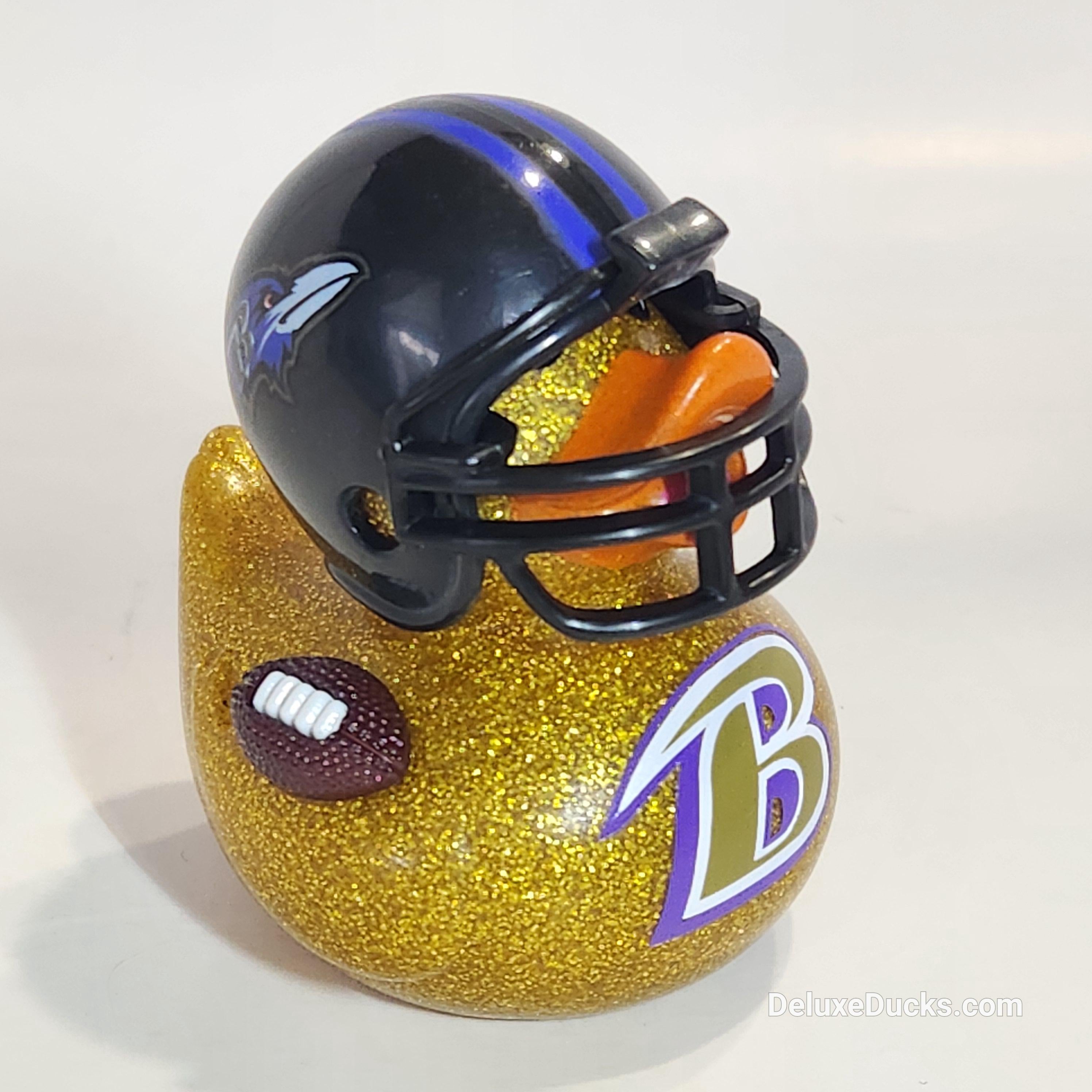 BALTIMORE RAVENS Rubber Duck Gift nfl Bedazzled Duck Cruise Dashboard Ducks