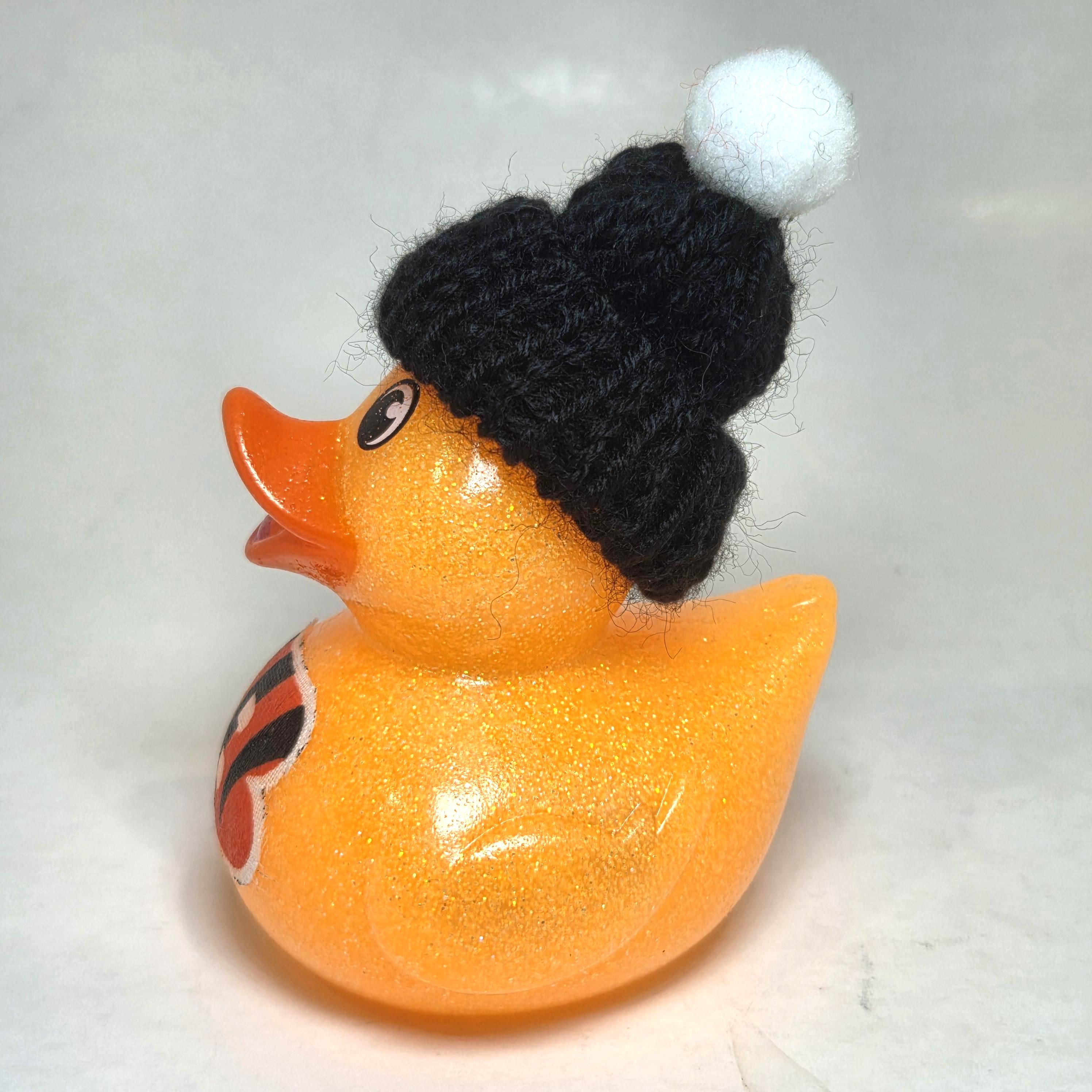 CINCINNATI BENGALS Rubber Duck Gift NFL Football Bedazzled Collectible Duck