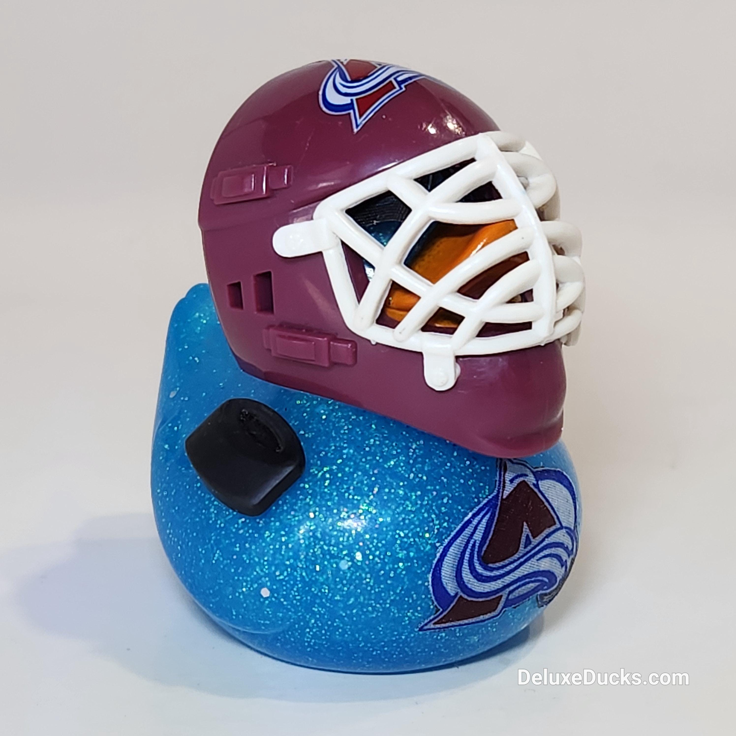 COLORADO AVALANCHE Rubber Duck Gift NHL Hockey Bedazzled Collectible Duck