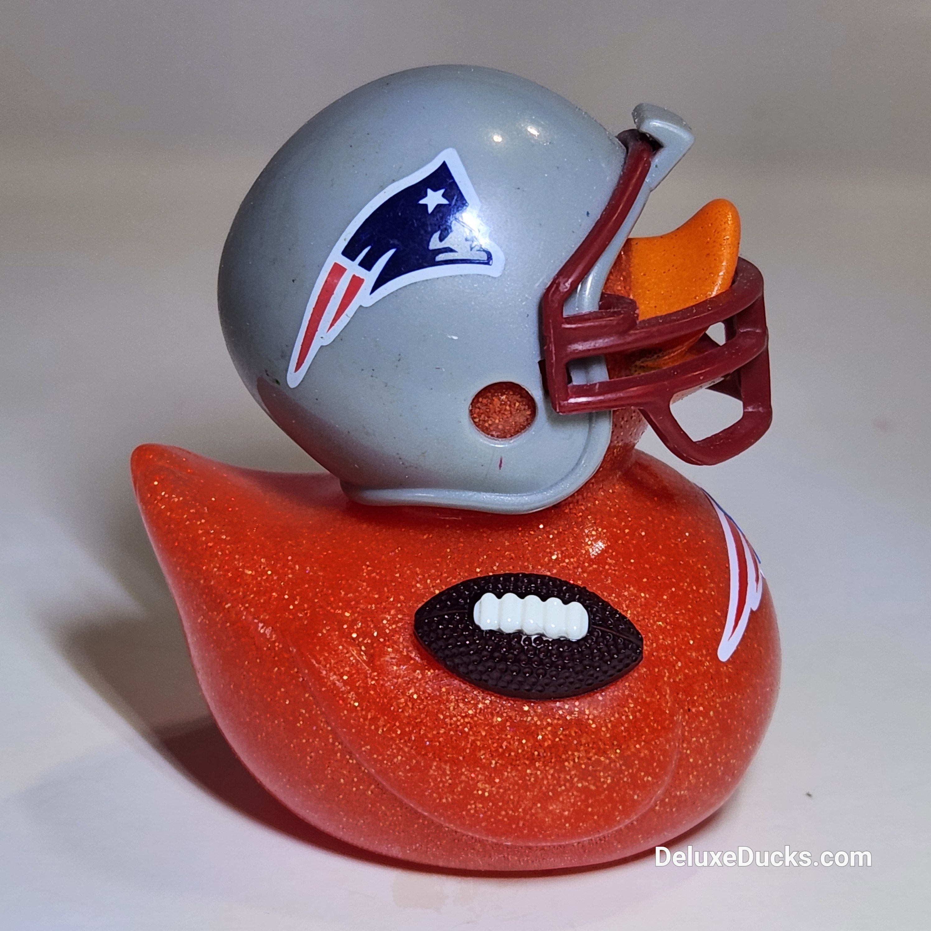 NEW ENGLAND PATRIOTS Rubber Duck Gift Bedazzled Duck Cruise Dashboard Ducks