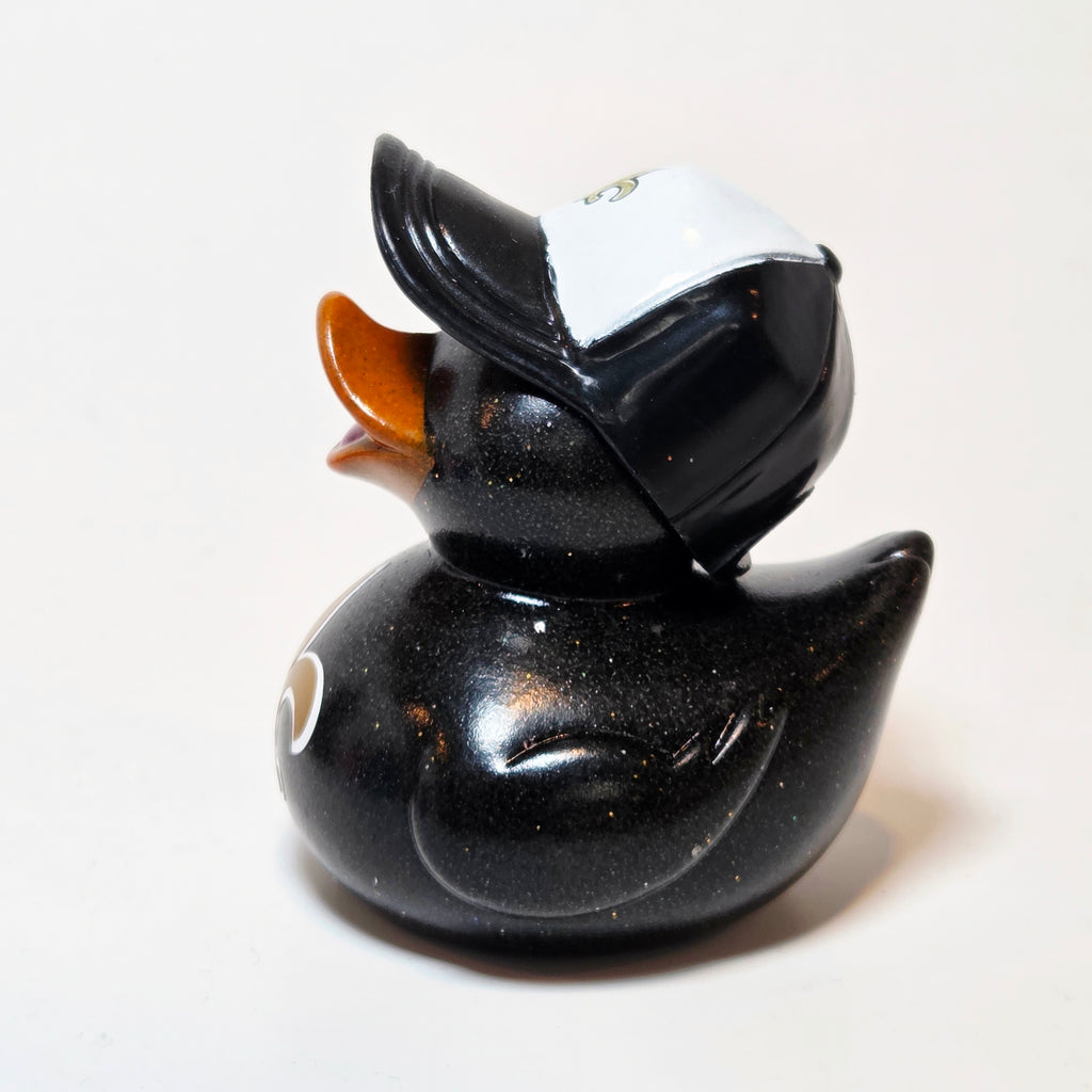 NEW ORLEANS SAINTS Rubber Duck Gift Bedazzled Football nfl Duck Cruise Dashboard Ducks