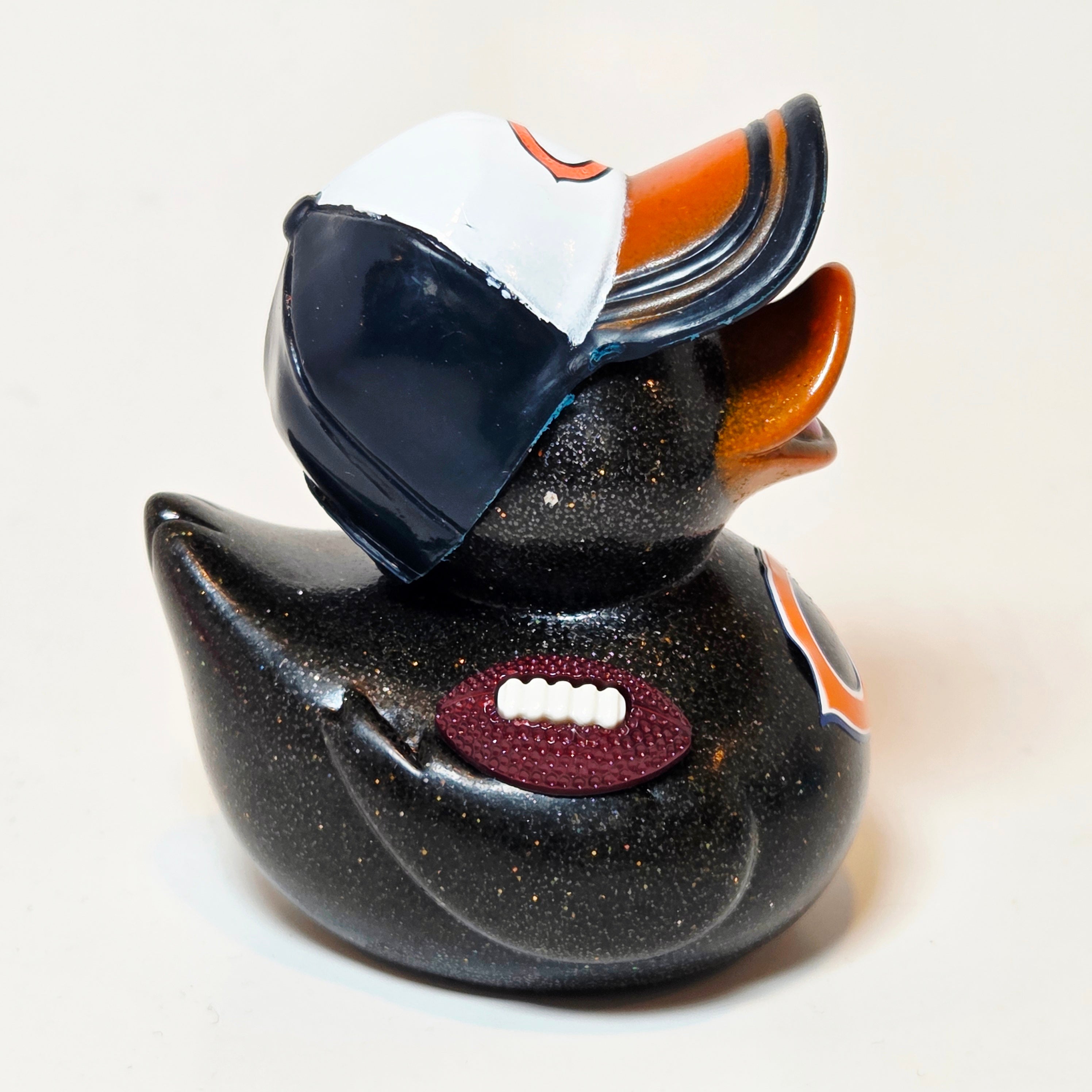 CHICAGO BEARS Rubber Duck Gift Bedazzled Duck Cruise Dashboard Ducks