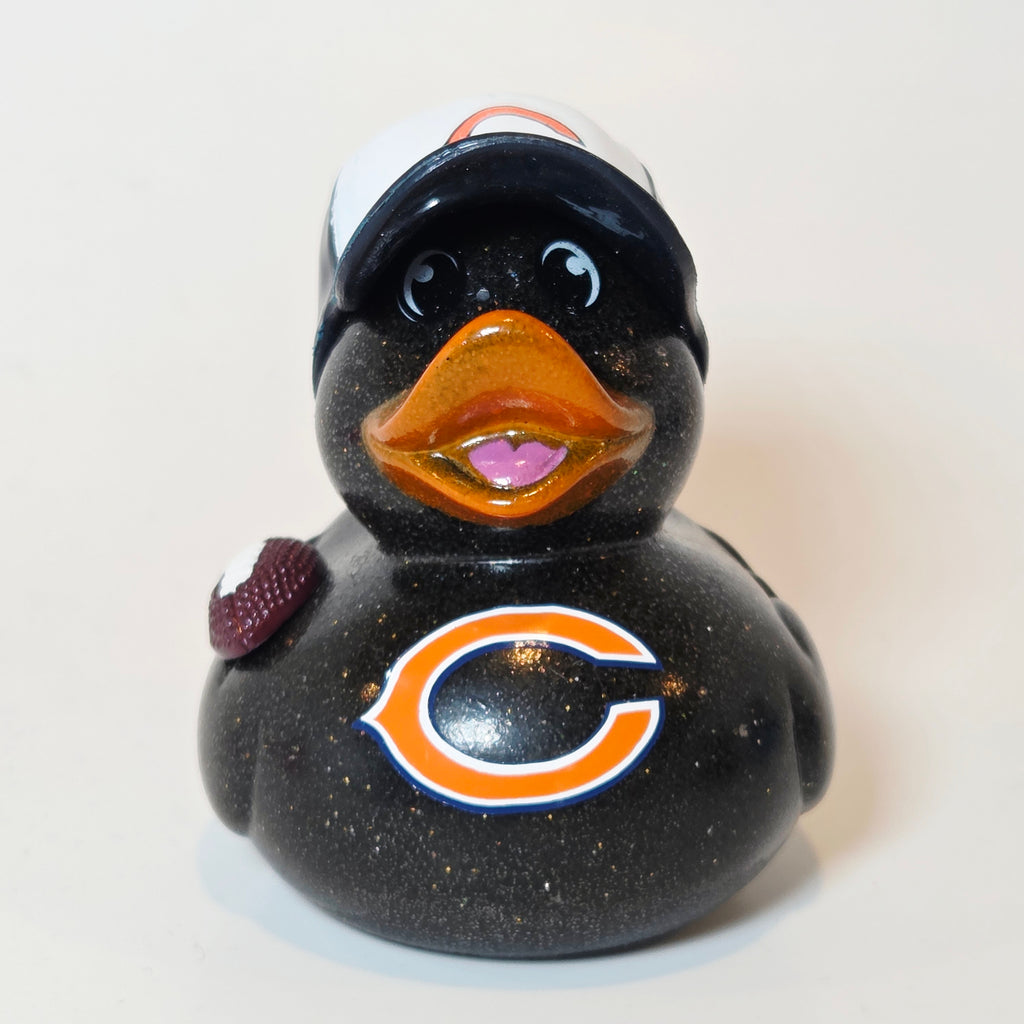 CHICAGO BEARS Rubber Duck Gift Bedazzled Duck Cruise Dashboard Ducks