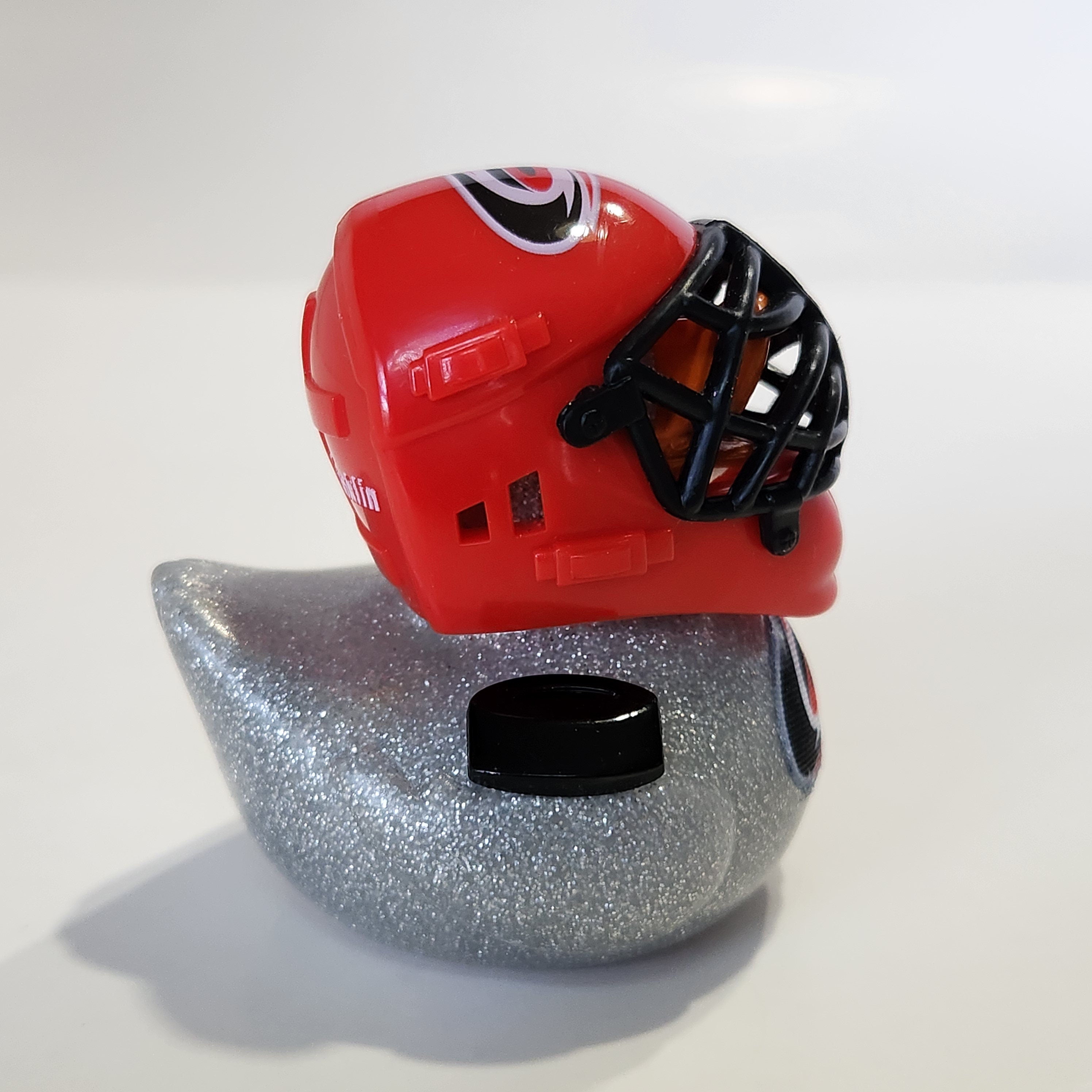 CAROLINA HURRICANES Rubber Duck Gift NHL Hockey Bedazzled Collectible Duck