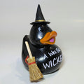 WITCH Rubber Duck Gift Bedazzled Collectible Cruise Halloween Wee Bit Wicked