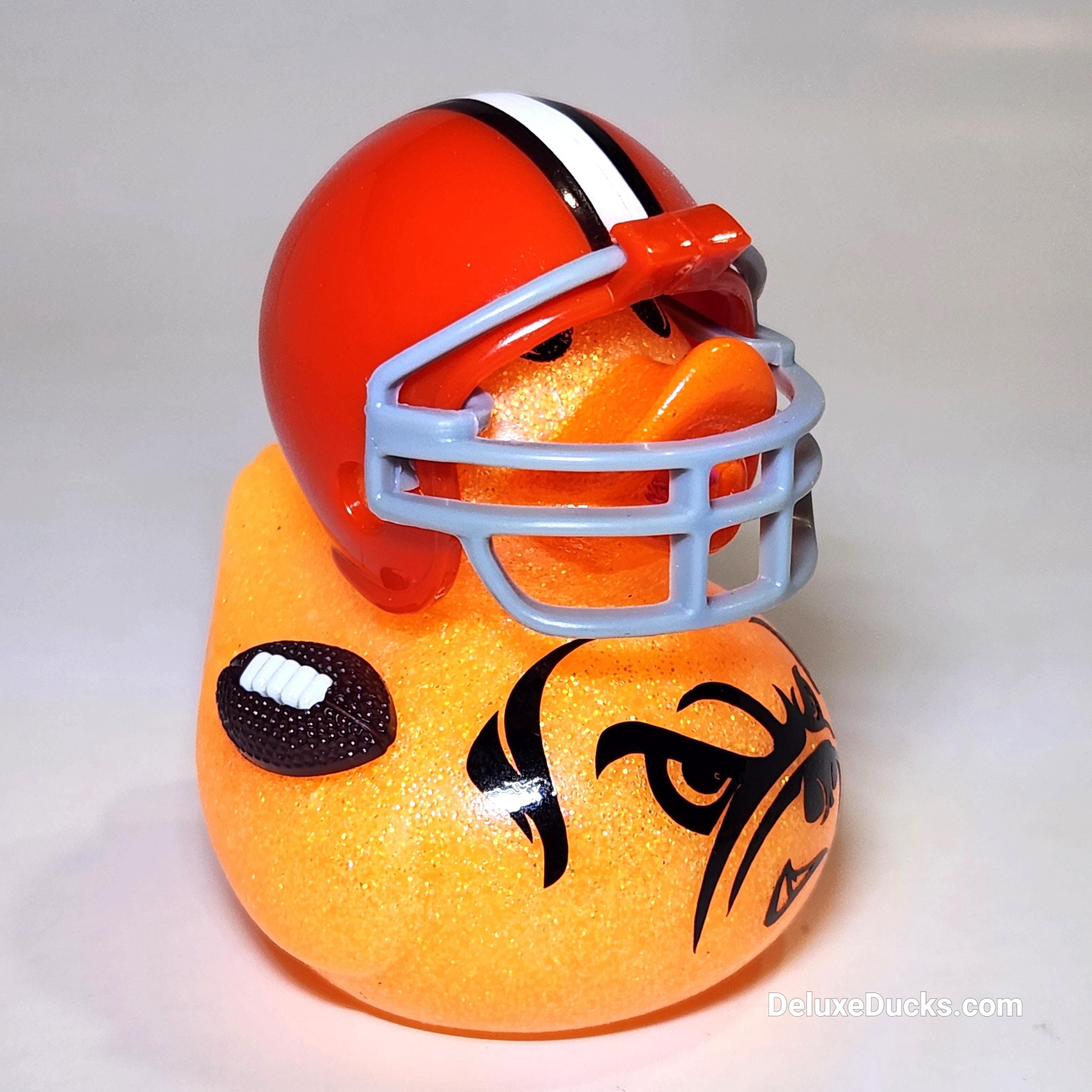 CLEVELAND BROWNS Rubber Duck Gift NFL Football Bedazzled Collectible Duck