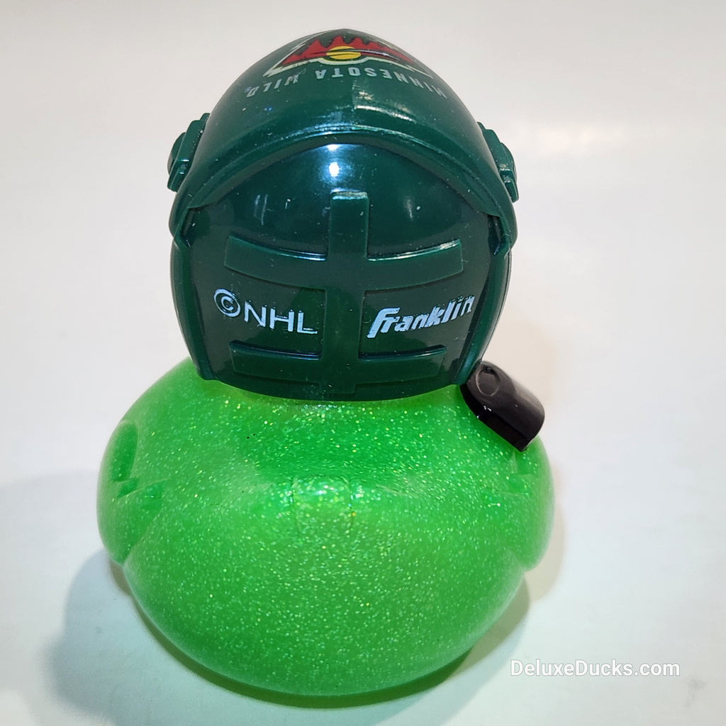 MINNESOTA WILD Rubber Duck Gift nhl Hockey Bedazzled Collectible Duck
