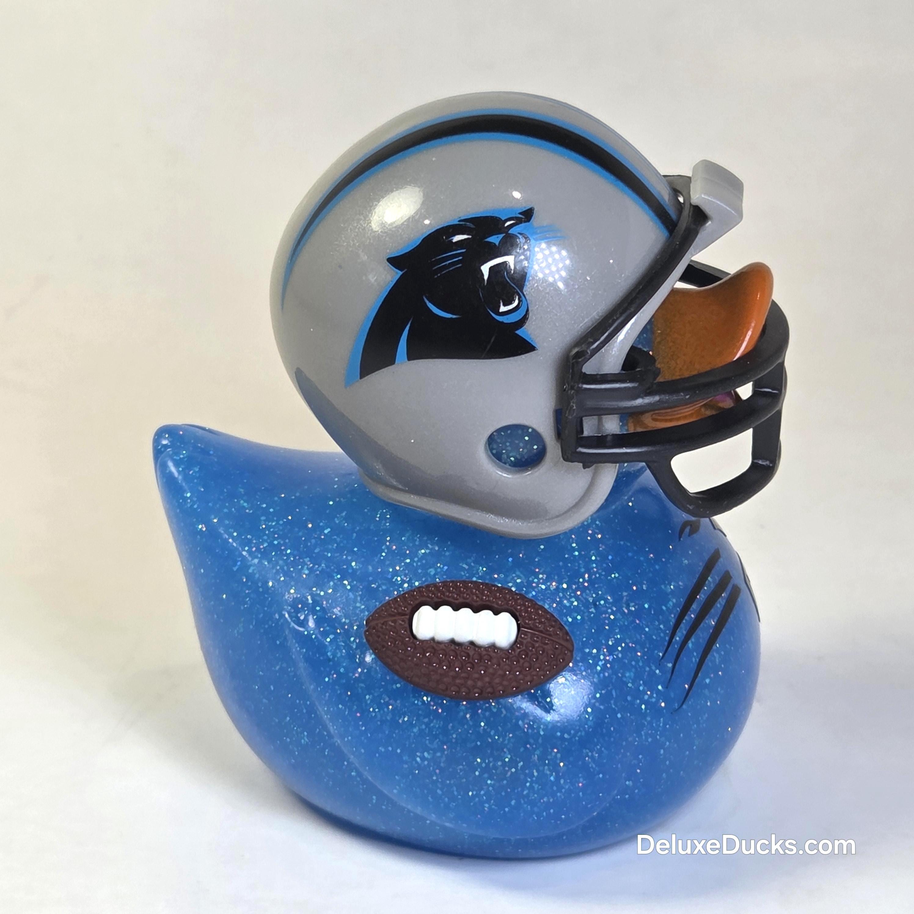 CAROLINA PANTHERS Rubber Duck Gift Bedazzled Duck Cruise Dashboard Ducks