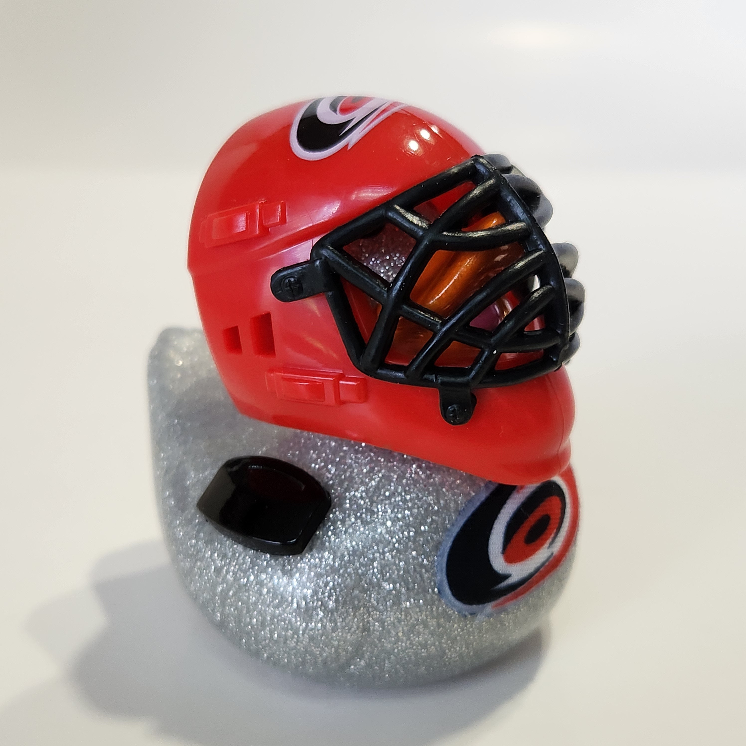 CAROLINA HURRICANES Rubber Duck Gift NHL Hockey Bedazzled Collectible Duck