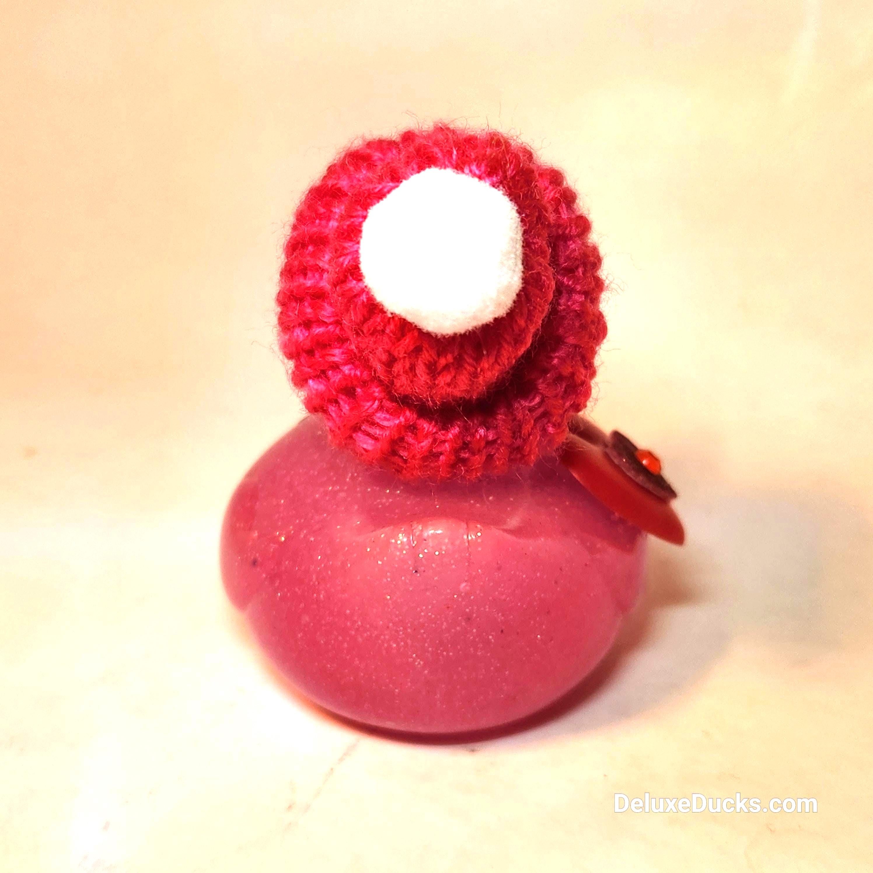 BE MY GALENTINE Rubber Duck Valentines Gift Pink Bedazzled Collectible Cruise