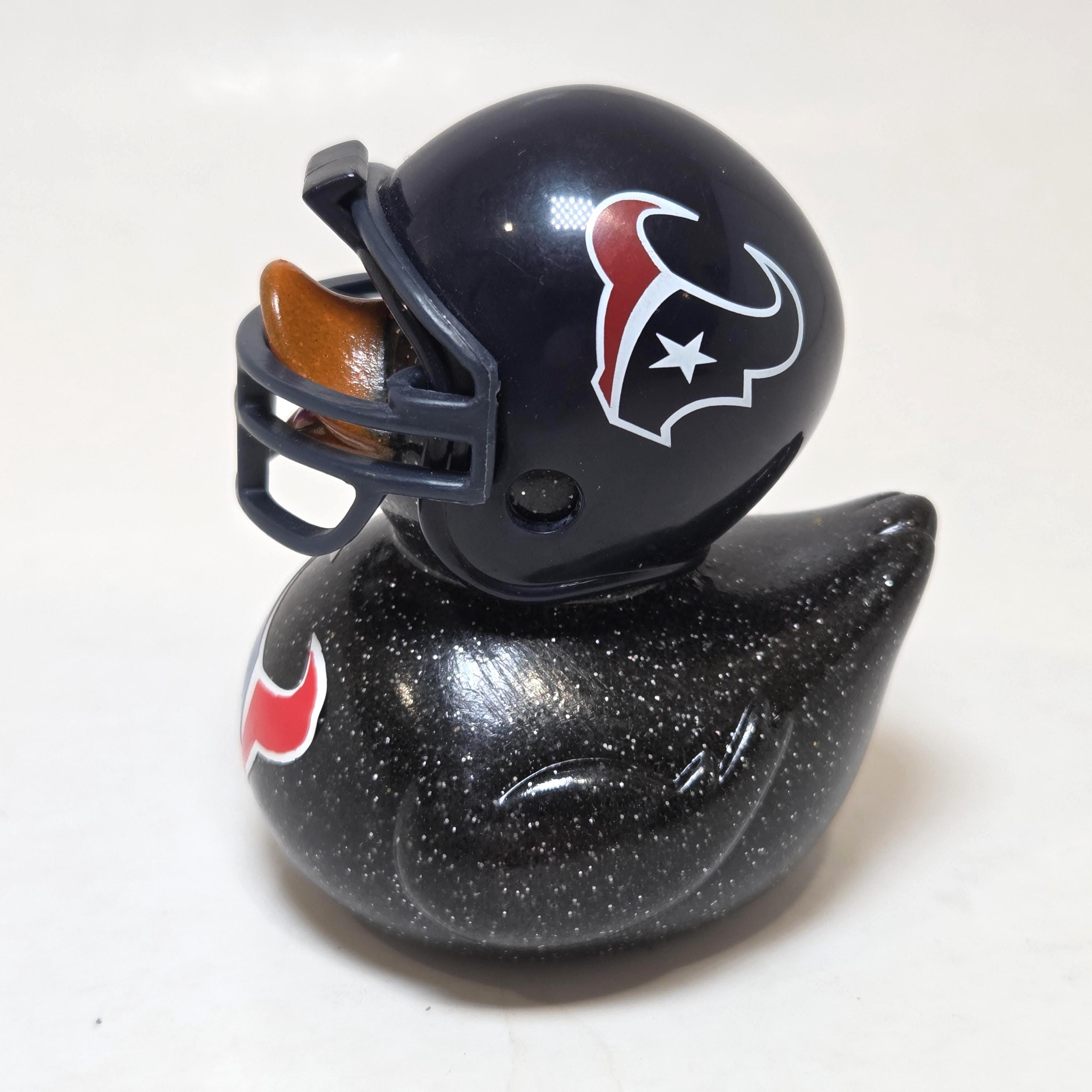 HOUSTON TEXANS Rubber Duck Gift nfl Bedazzled Duck Cruise Dashboard Ducks