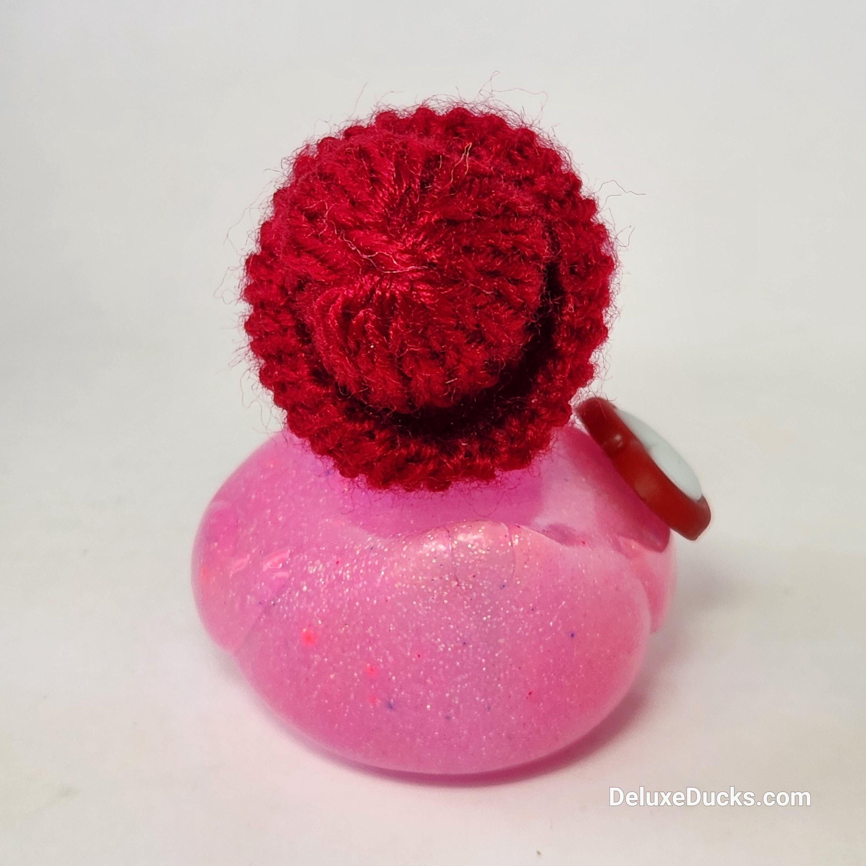 I LOVE YOU Rubber Duck Valentines Gift Pink Bedazzled Collectible Cruise