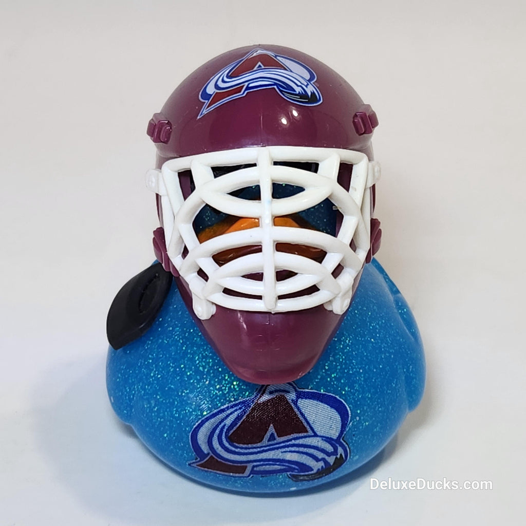 COLORADO AVALANCHE Rubber Duck Gift NHL Hockey Bedazzled Collectible Duck