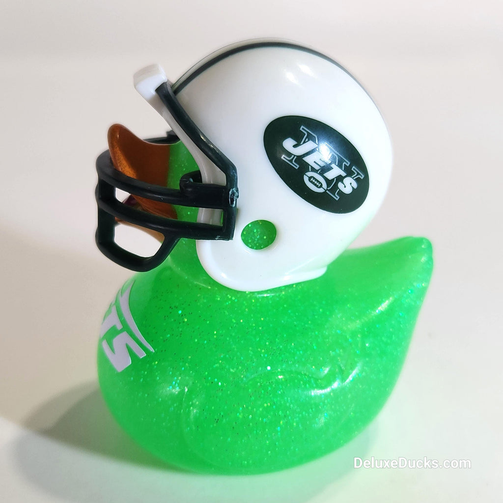 NEW YORK JETS Rubber Duck Gift nfl Football Bedazzled Collectible Duck