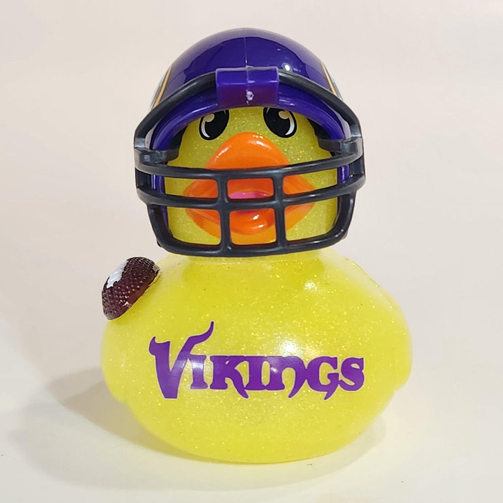MINNESOTA VIKINGS Rubber Duck Gift Bedazzled nfl Duck Cruise Dashboard Ducks