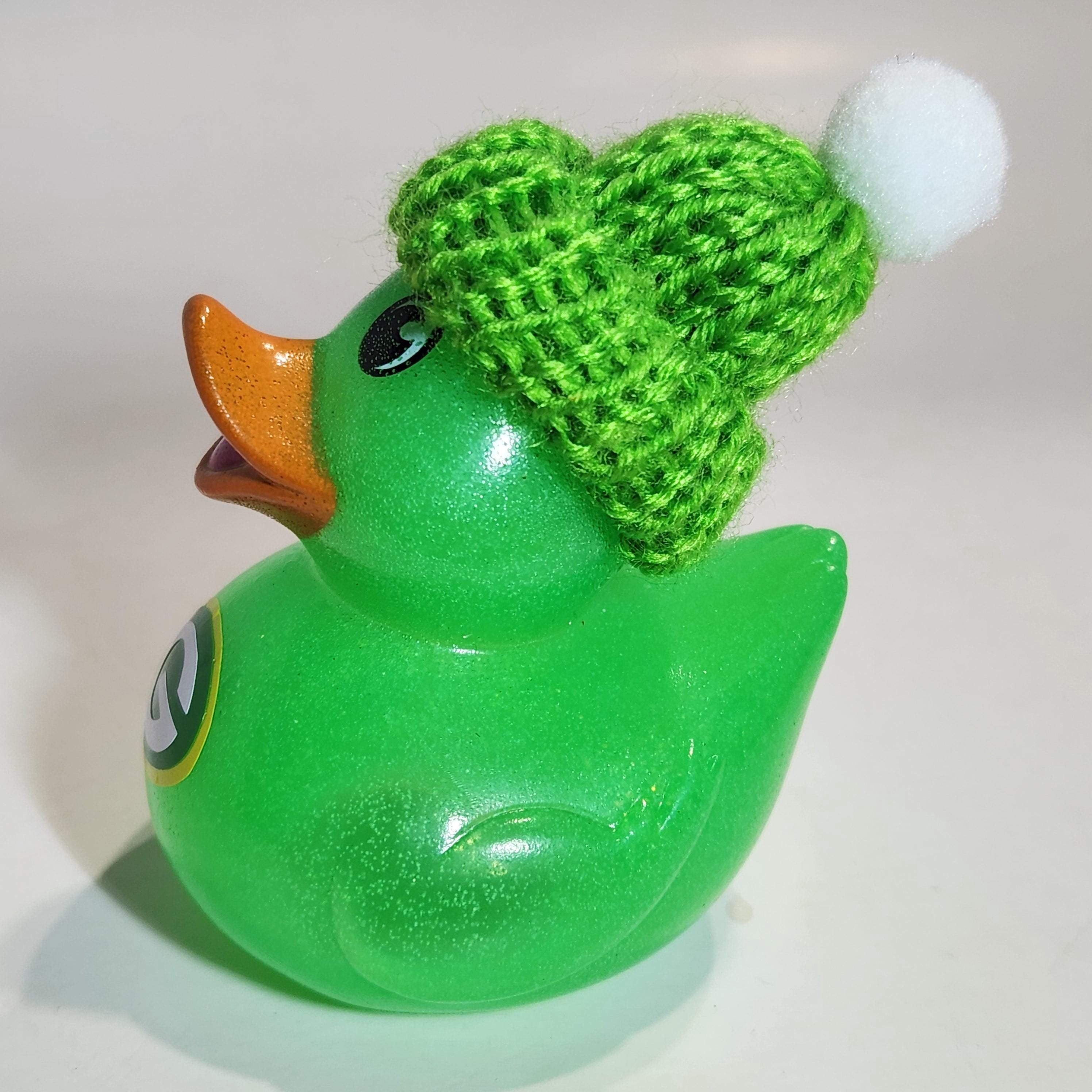 GREEN BAY PACKERS Rubber Duck Gift nfl Football Bedazzled Collectible Duck