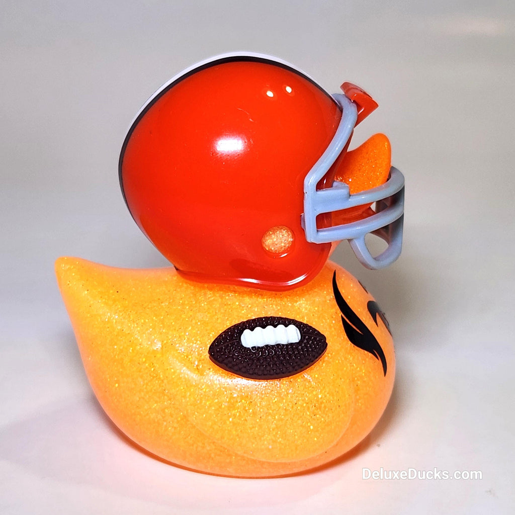 CLEVELAND BROWNS Rubber Duck Gift NFL Football Bedazzled Collectible Duck