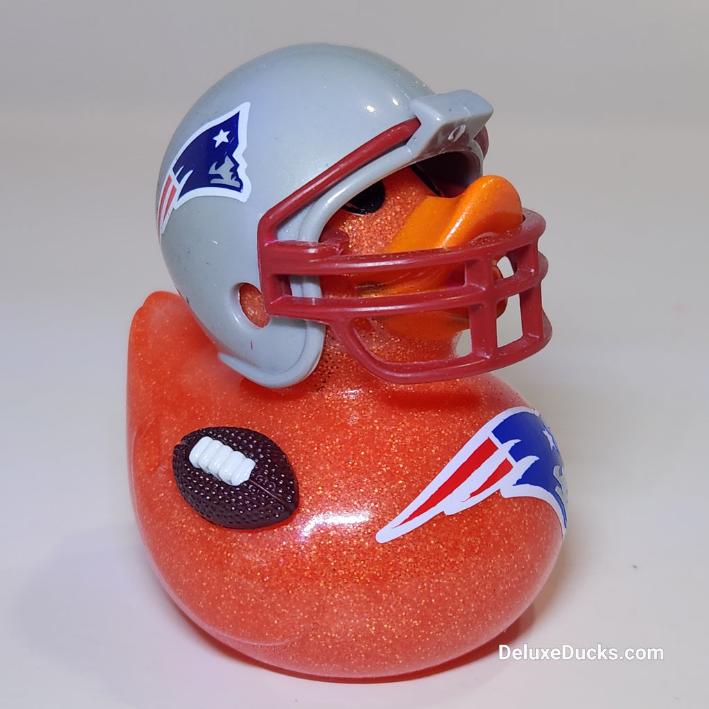 NEW ENGLAND PATRIOTS Rubber Duck Gift Bedazzled Duck Cruise Dashboard Ducks