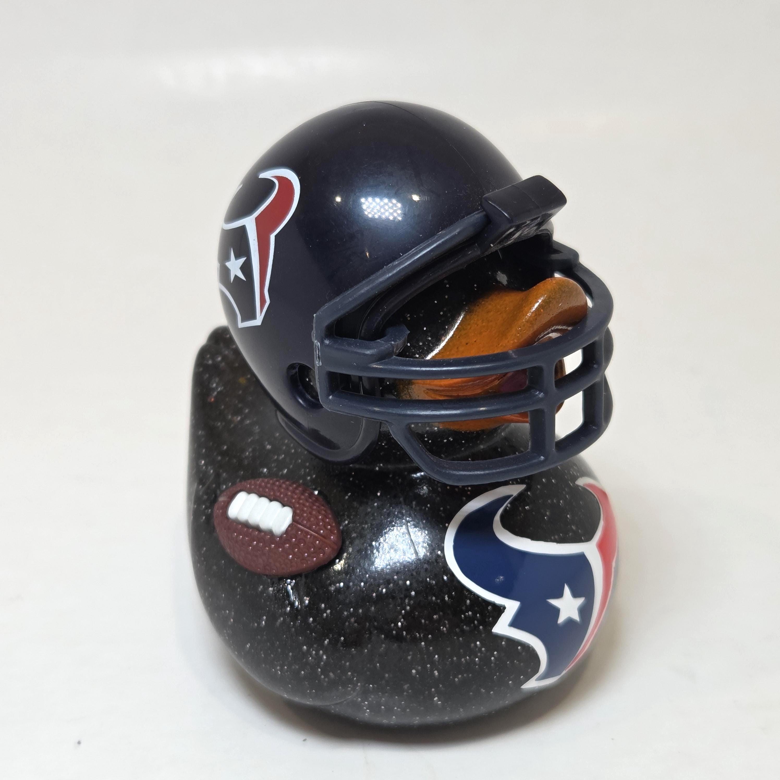 HOUSTON TEXANS Rubber Duck Gift nfl Bedazzled Duck Cruise Dashboard Ducks
