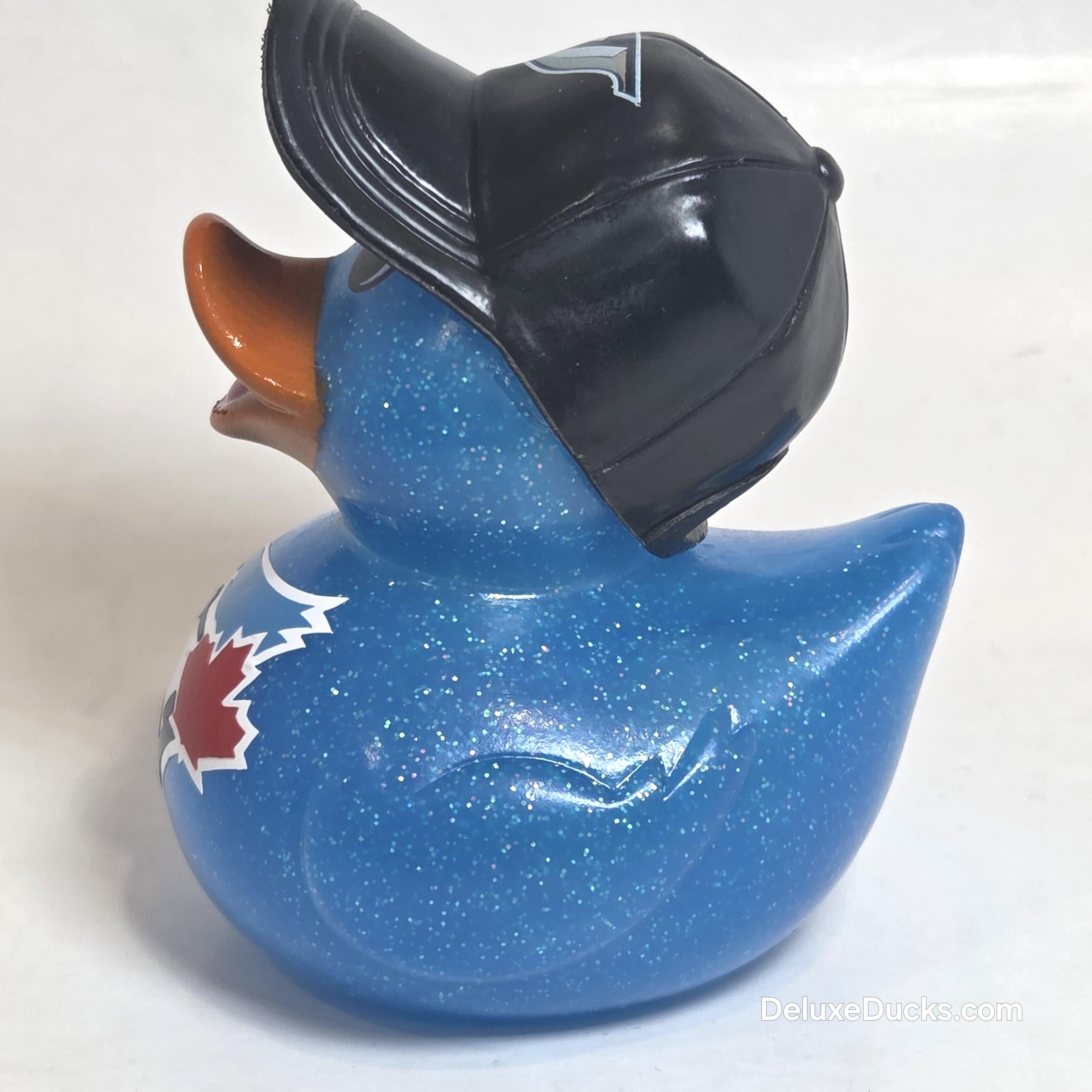 TORONTO BLUE JAYS Rubber Duck Gift Bedazzled Baseball Duck Cruise Dashboard Ducks