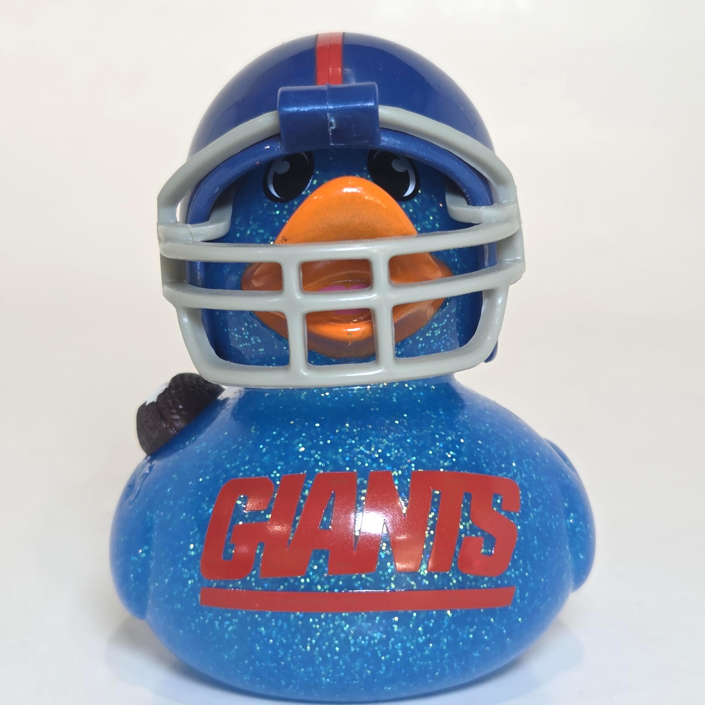 NEW YORK GIANTS Rubber Duck Gift nfl Football Bedazzled Collectible Duck