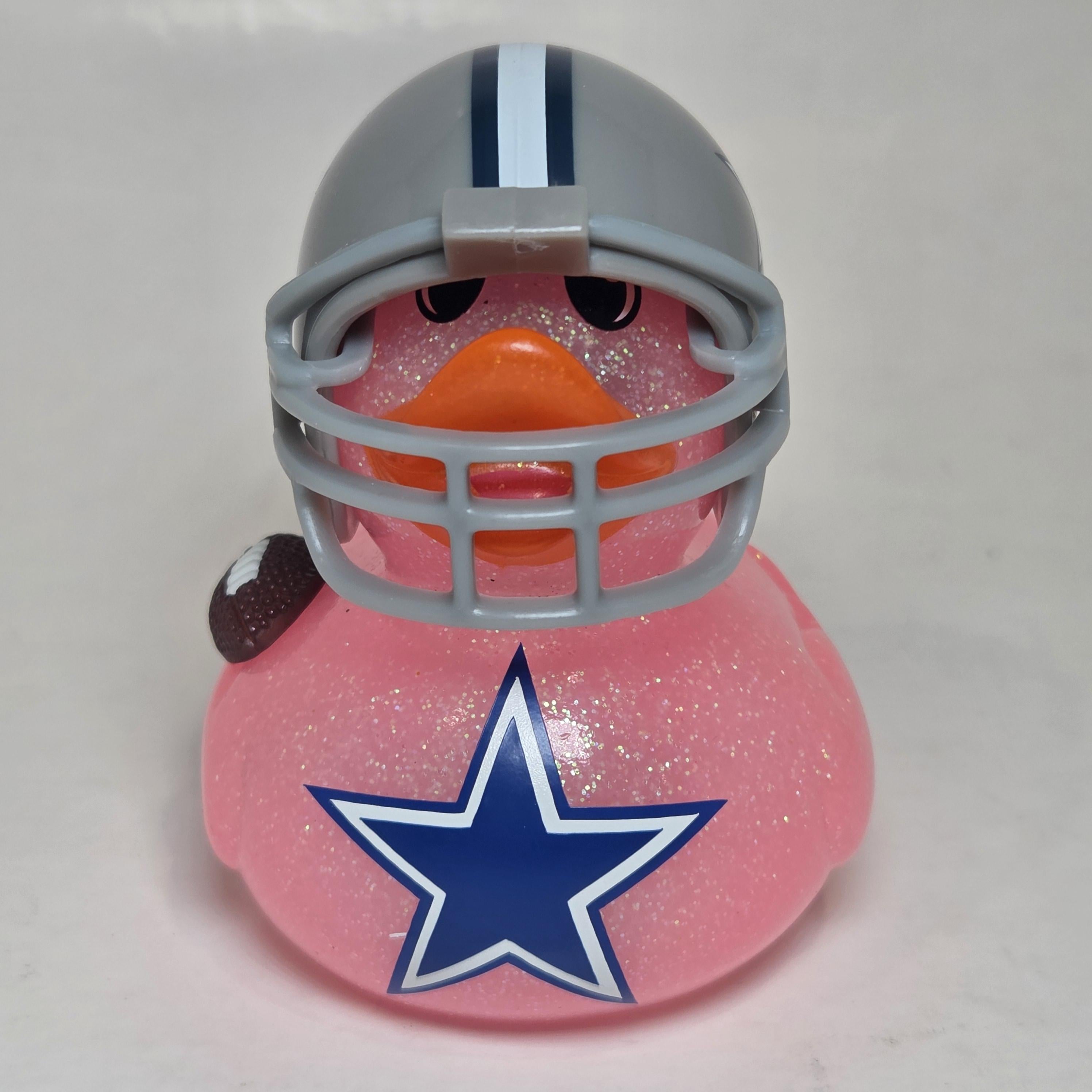 DALLAS COWBOYS Pink Rubber Duck Gift Bedazzled nfl Duck Cruise Dashboard Ducks