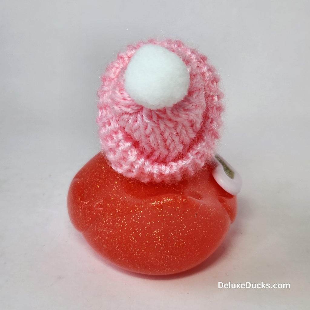 I LOVE YOU Rubber Duck Valentines Gift Pink Bedazzled Collectible Cruise