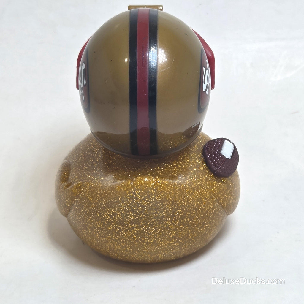 SAN FRANCISCO 49ERS Rubber Duck Gift Bedazzled Duck Cruise Dashboard Ducks