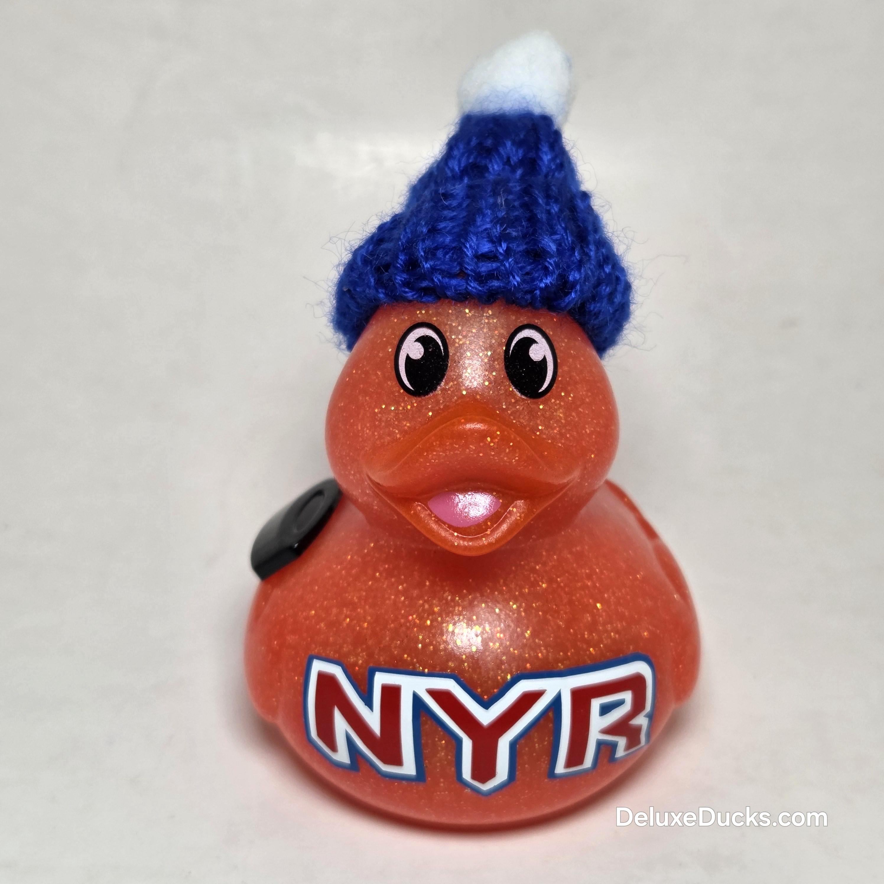 NEW YORK RANGERS Rubber Duck Gift Hockey Bedazzled Collectible Duck