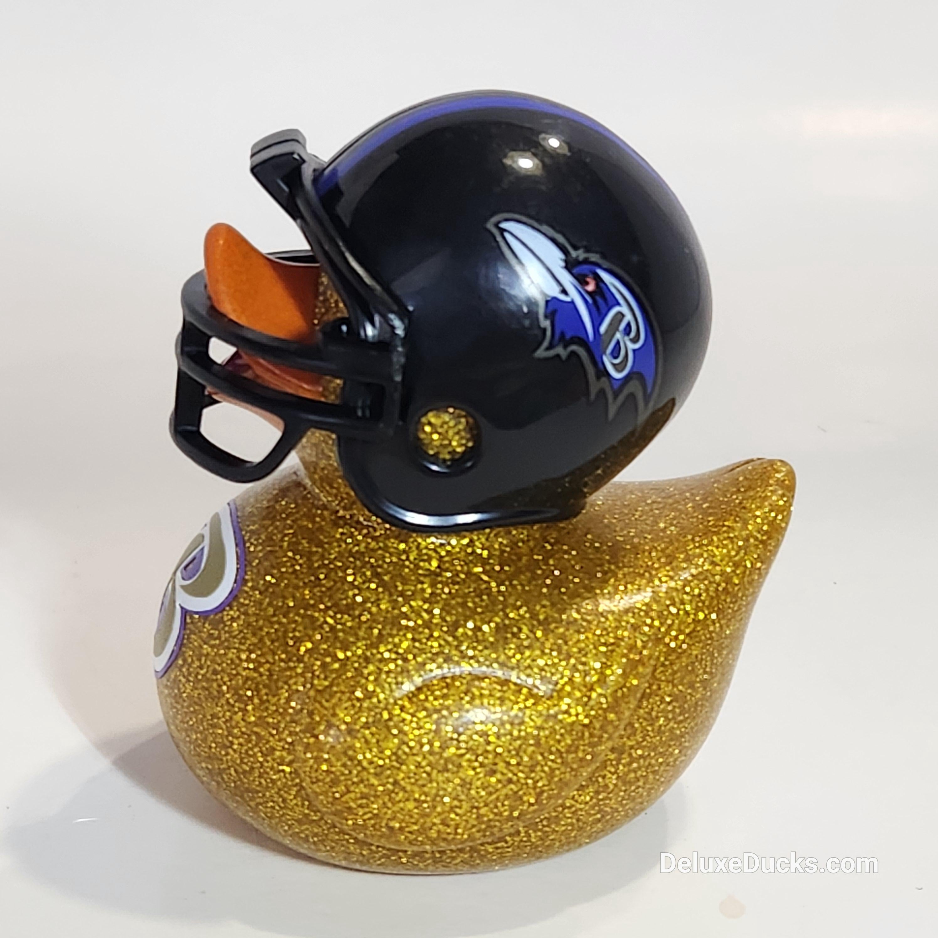 BALTIMORE RAVENS Rubber Duck Gift nfl Bedazzled Duck Cruise Dashboard Ducks