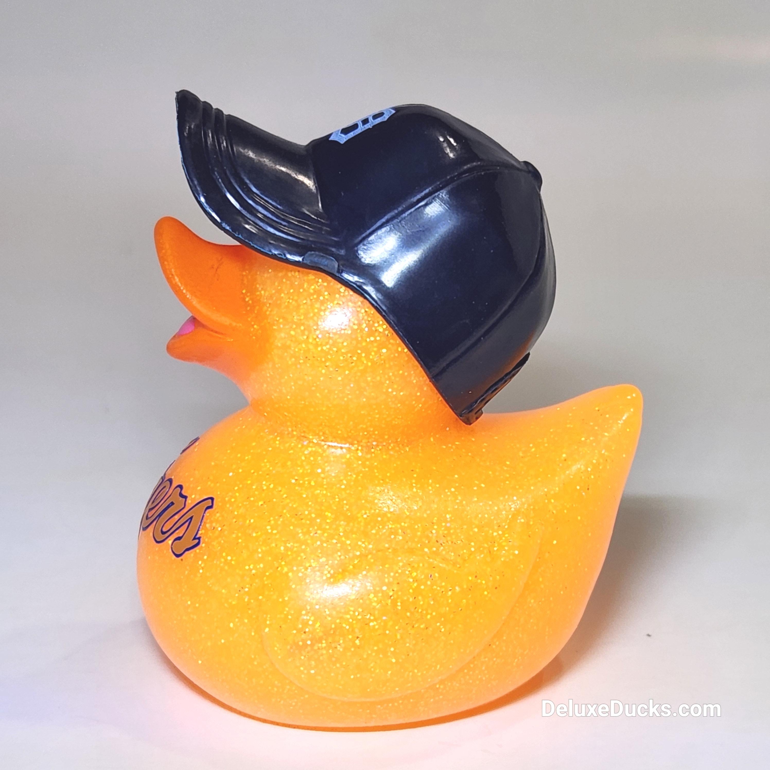 DETROIT TIGERS Rubber Duck Gift Bedazzled Baseball Duck Cruise Dashboard Ducks
