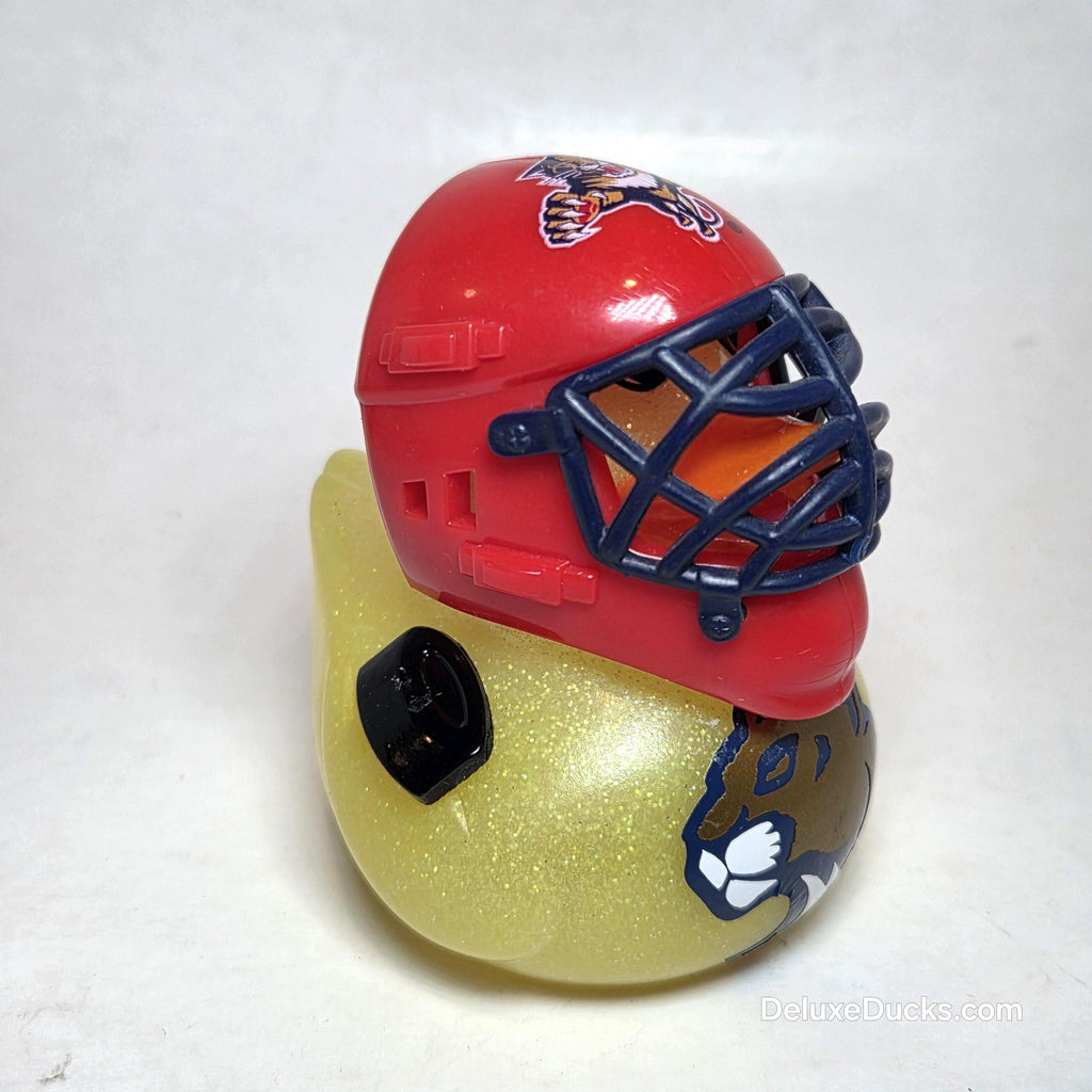 FLORIDA PANTHERS Rubber Duck Gift NHL Hockey Bedazzled Collectible Duck