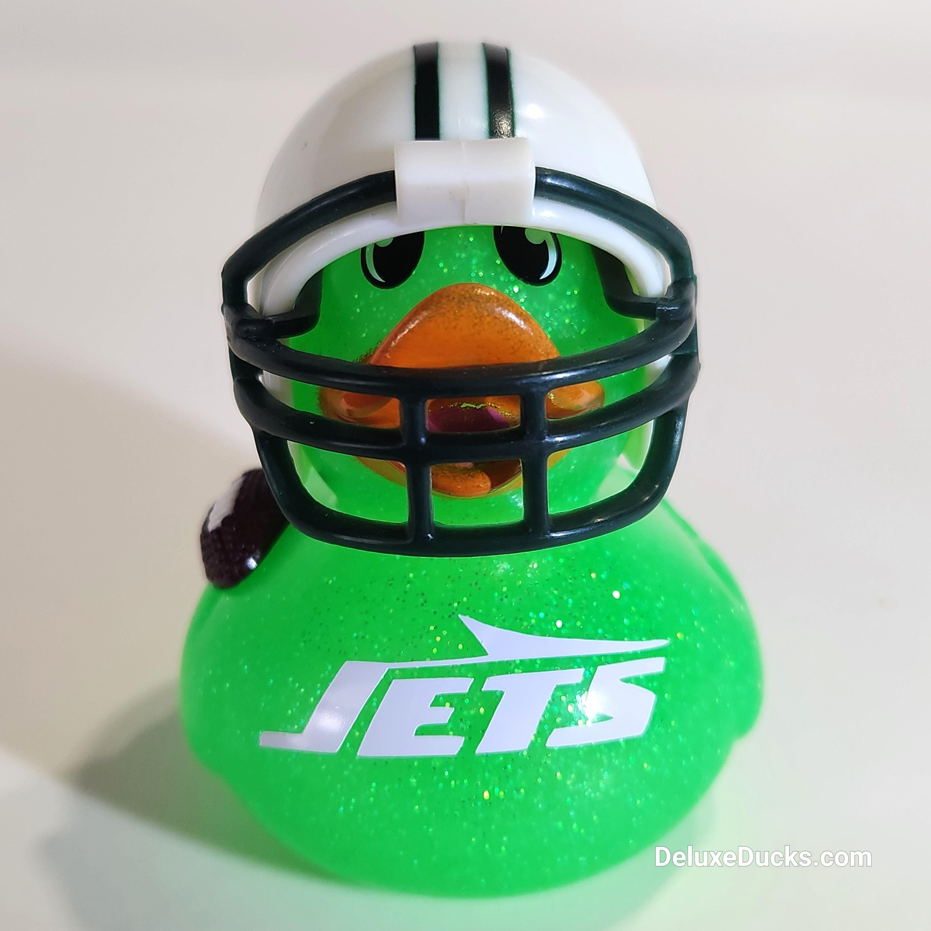 NEW YORK JETS Rubber Duck Gift nfl Football Bedazzled Collectible Duck