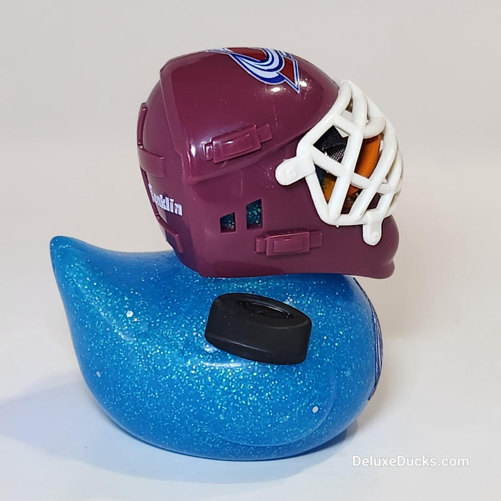 COLORADO AVALANCHE Rubber Duck Gift NHL Hockey Bedazzled Collectible Duck