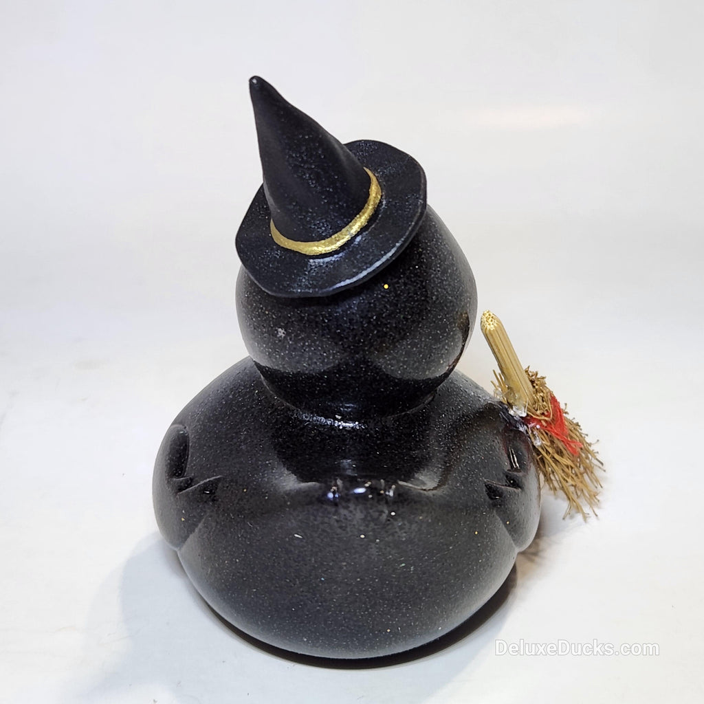WITCH Rubber Duck Gift Bedazzled Collectible Cruise Halloween Wee Bit Wicked