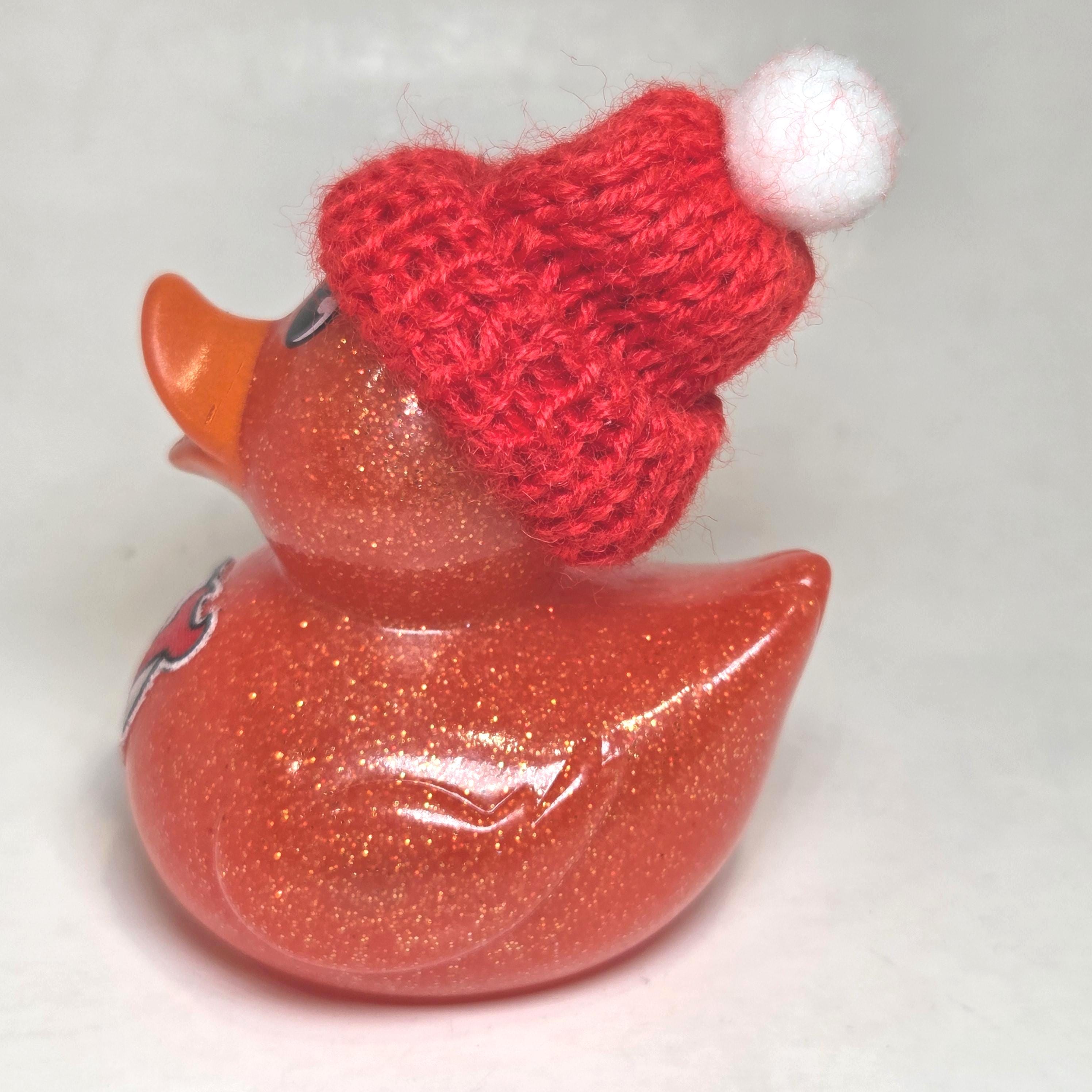 NEW JERSEY DEVILS Rubber Duck Gift nhl Hockey Bedazzled Collectible Duck