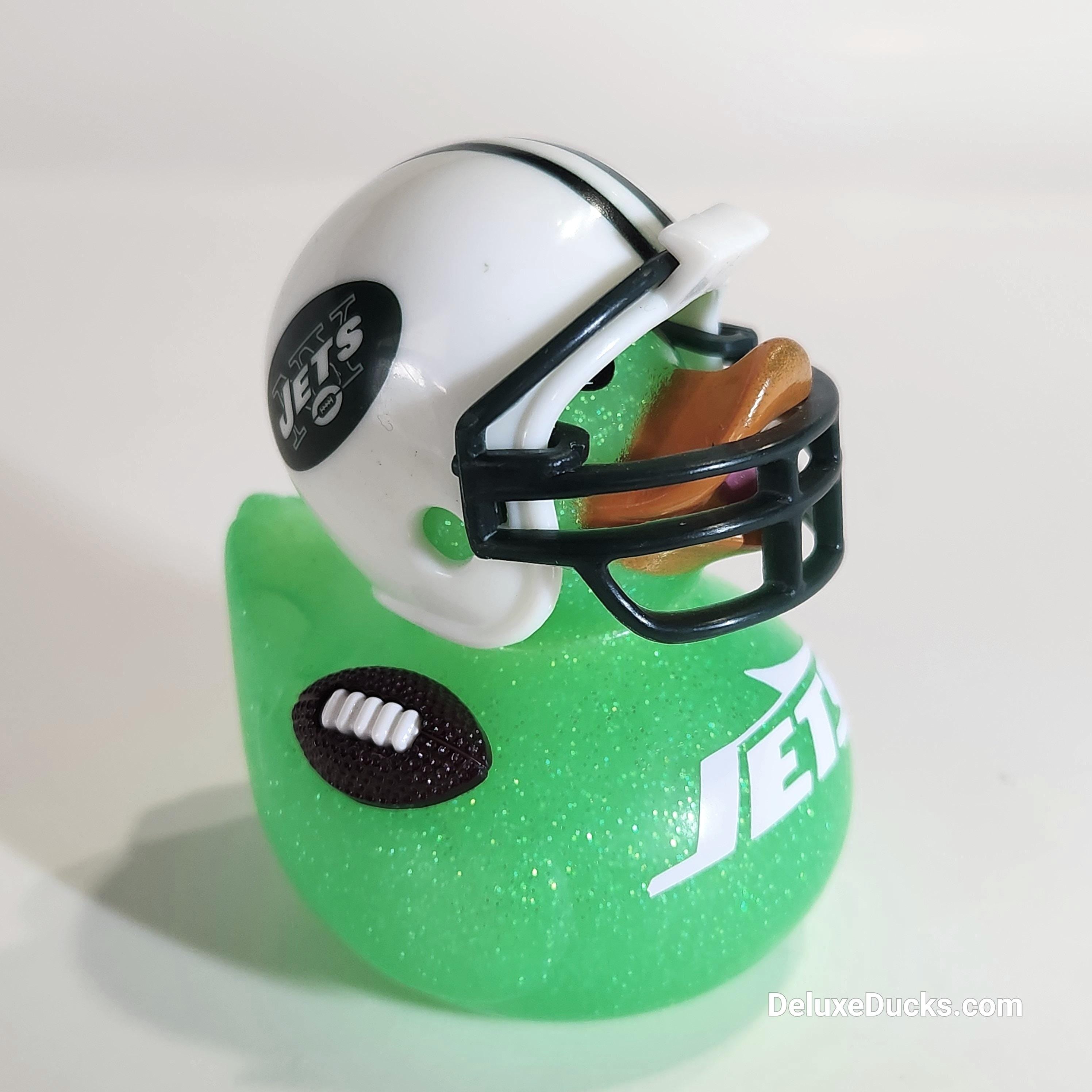 NEW YORK JETS Rubber Duck Gift nfl Football Bedazzled Collectible Duck