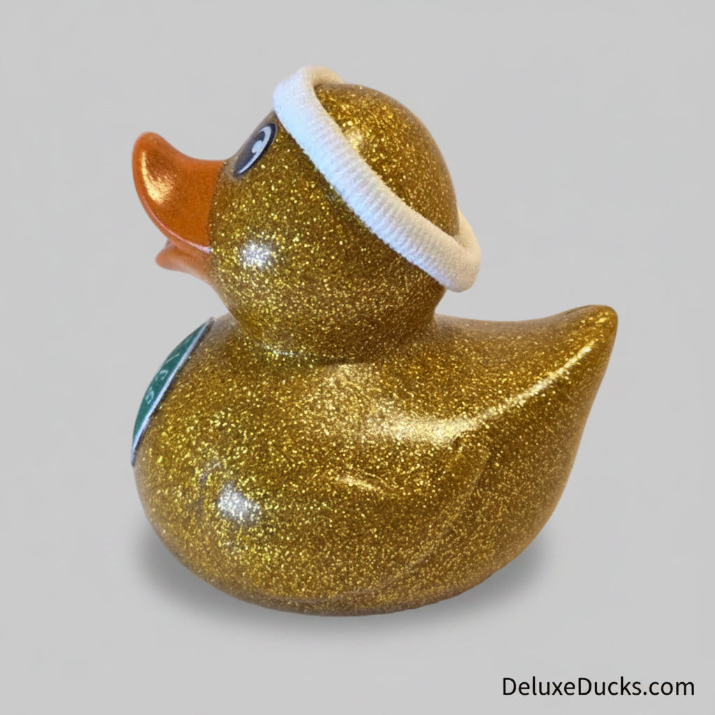 BOSTON CELTICS Rubber Duck Gift Bedazzled NBA Duck Cruise Dashboard Ducks