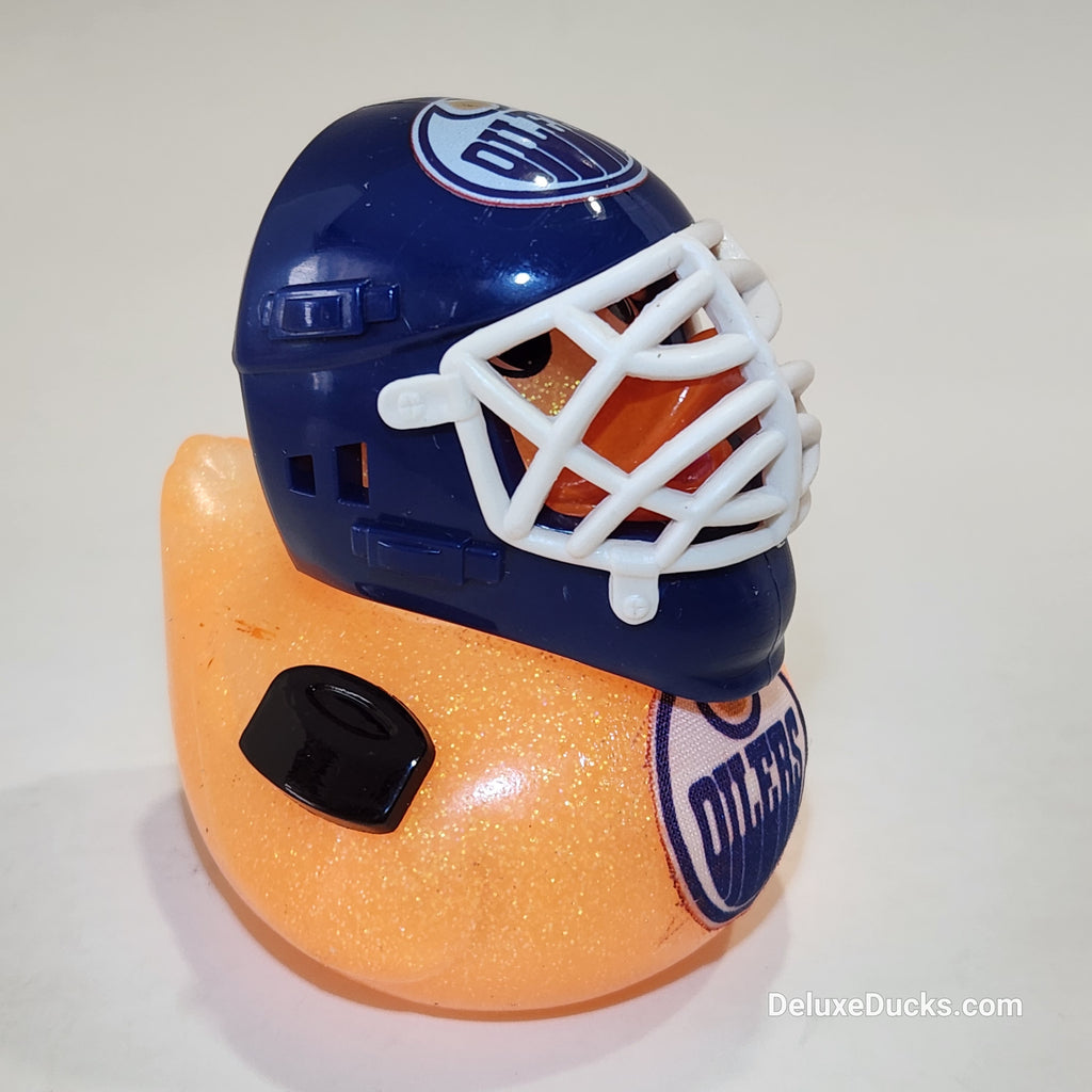EDMONTON OILERS Rubber Duck Gift NHL Hockey Bedazzled Collectible Duck