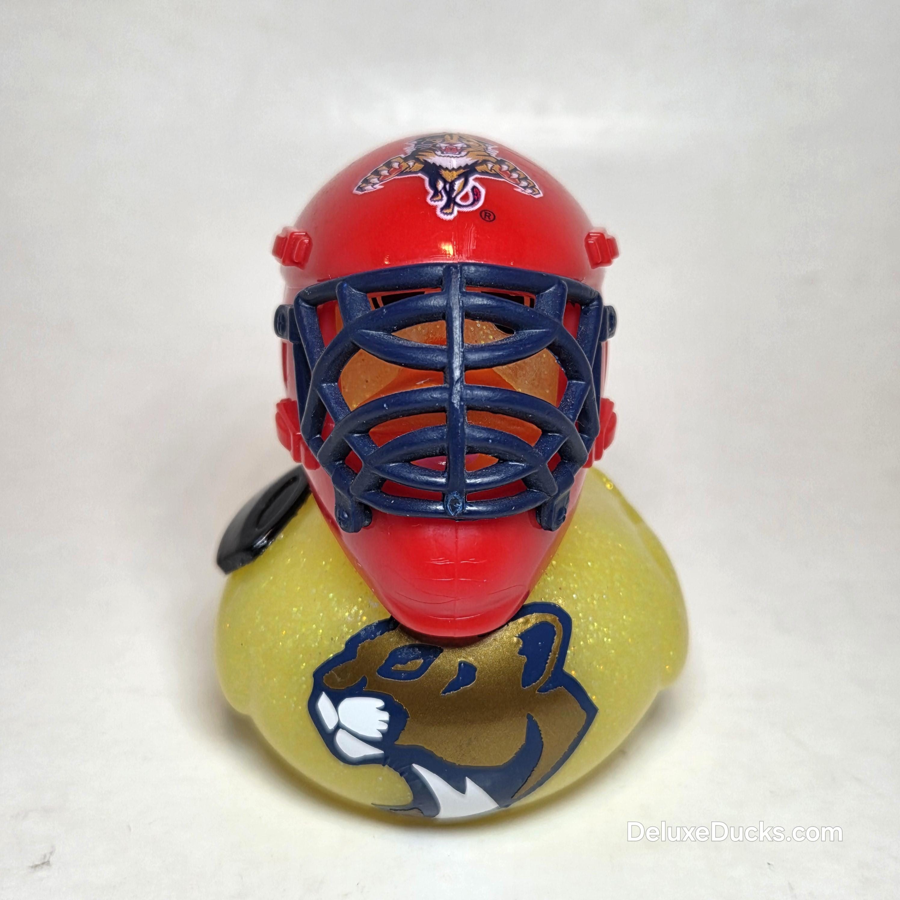 FLORIDA PANTHERS Rubber Duck Gift NHL Hockey Bedazzled Collectible Duck
