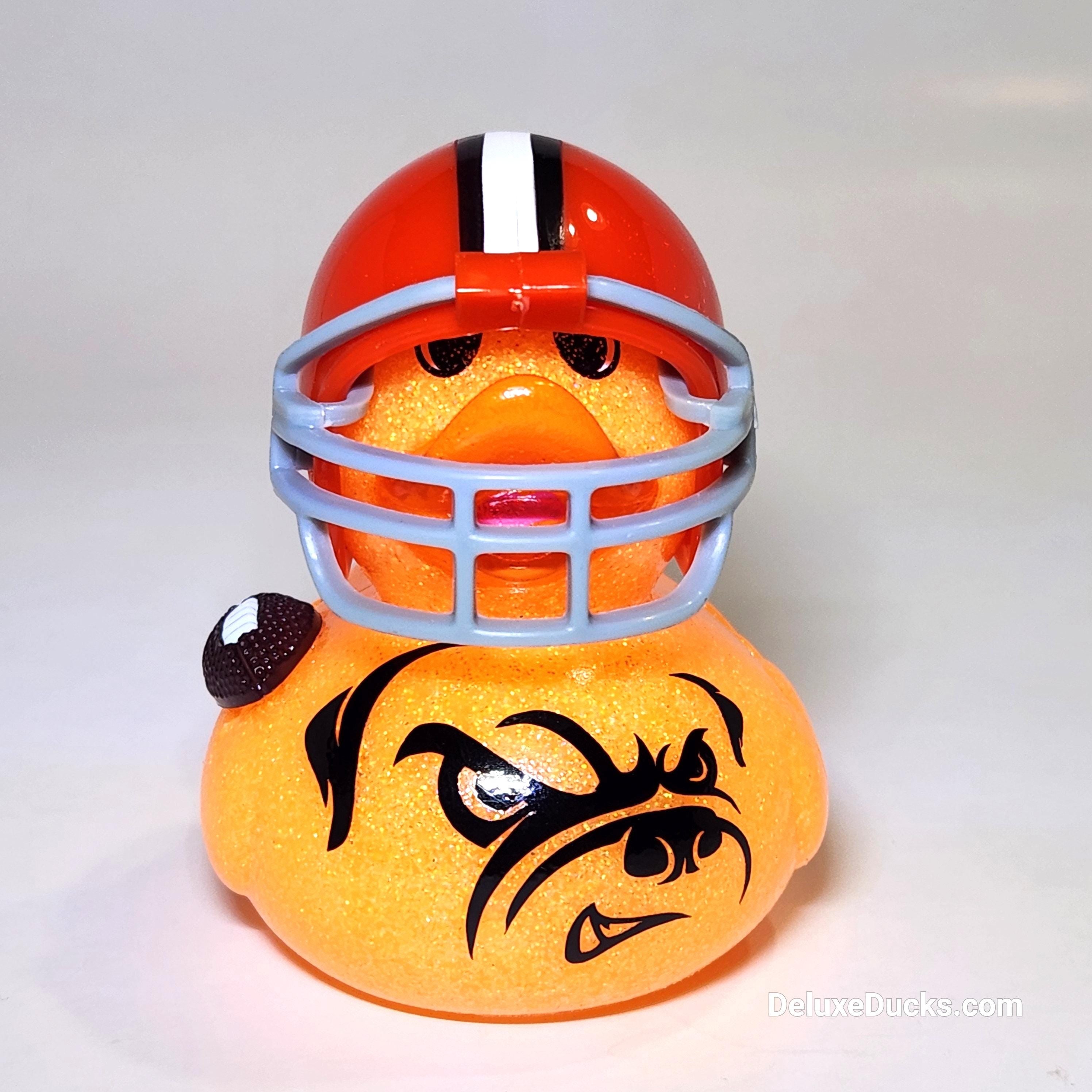 CLEVELAND BROWNS Rubber Duck Gift NFL Football Bedazzled Collectible Duck