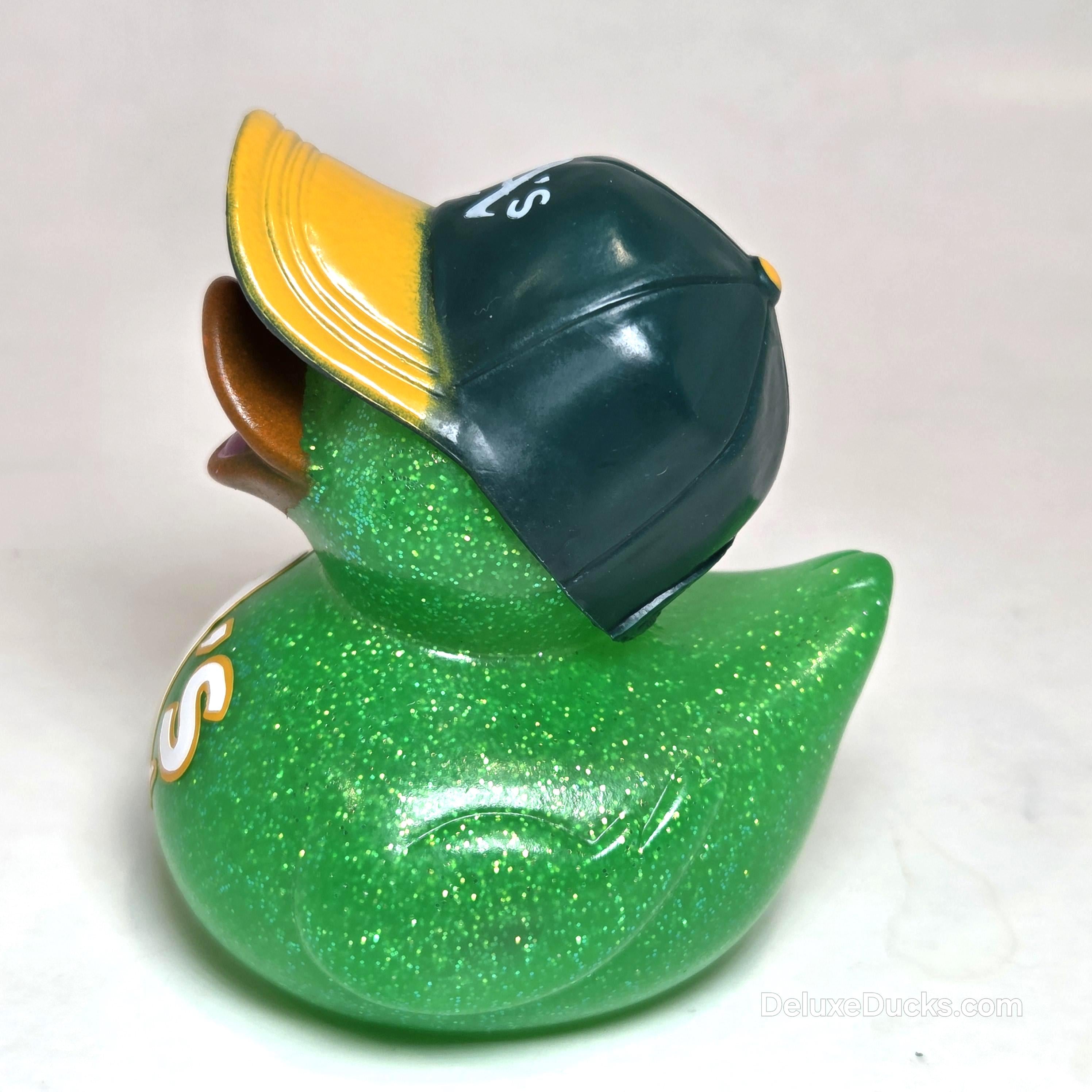 OAKLAND As ATHLETICS Rubber Duck Gift Baseball Bedazzled Collectible Duck