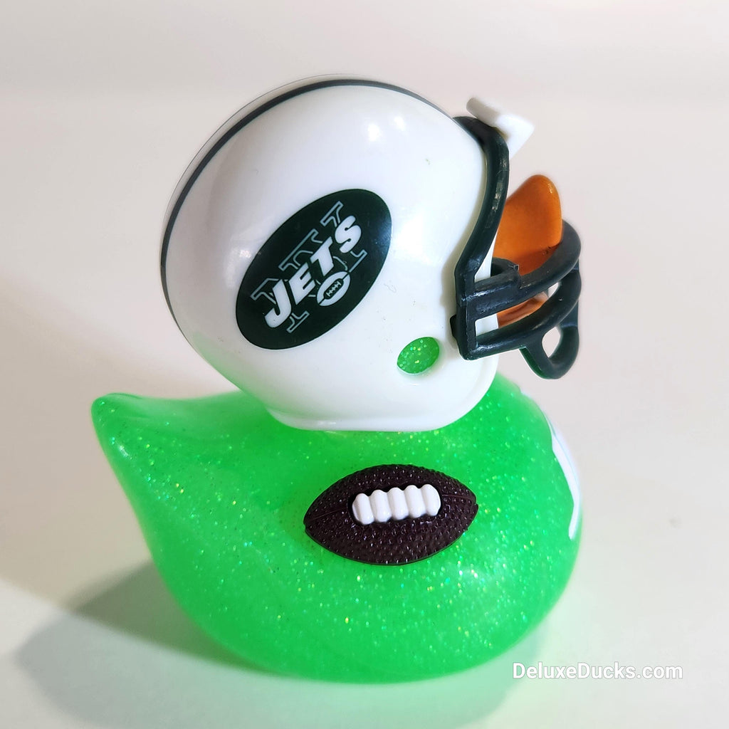 NEW YORK JETS Rubber Duck Gift nfl Football Bedazzled Collectible Duck
