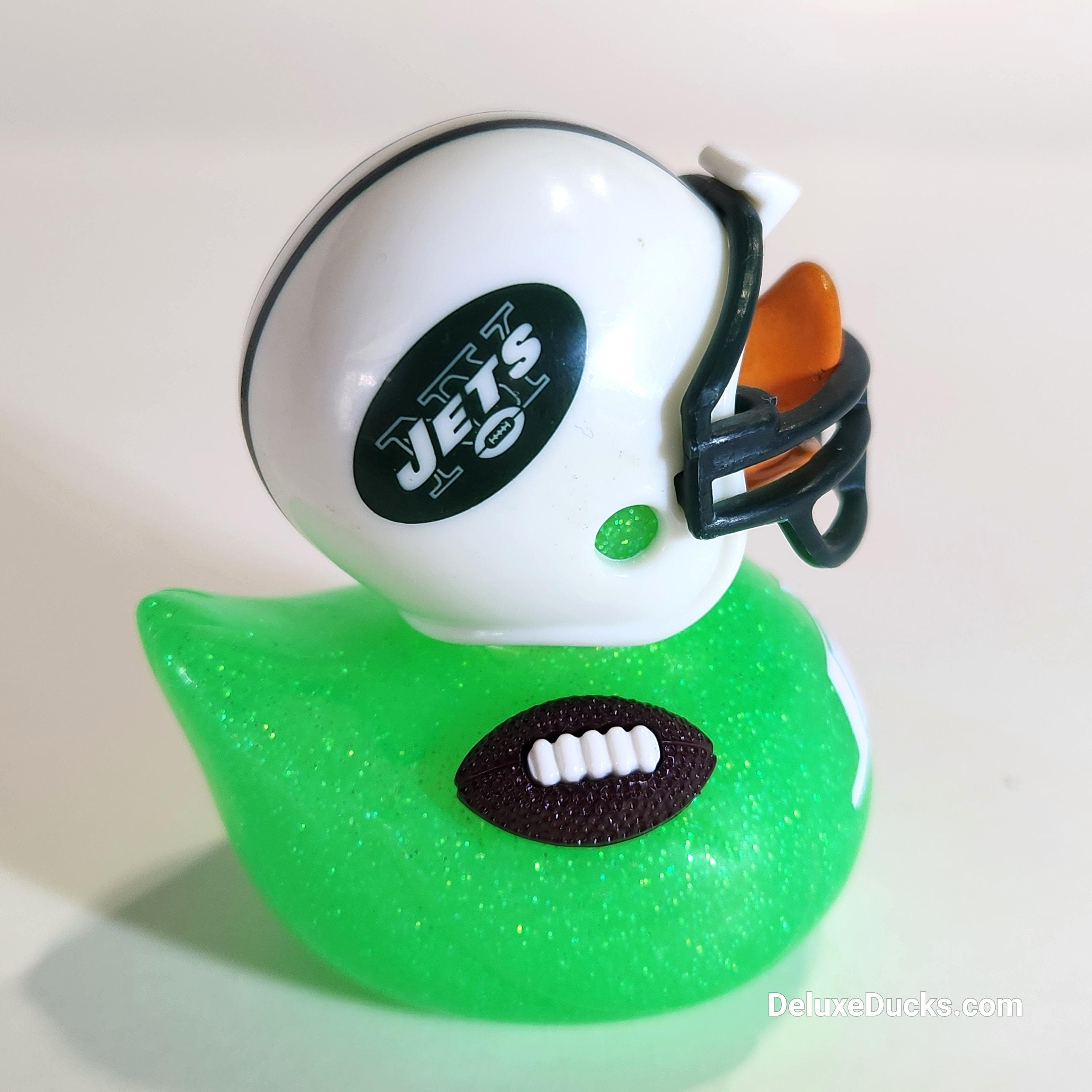 NEW YORK JETS Rubber Duck Gift nfl Football Bedazzled Collectible Duck