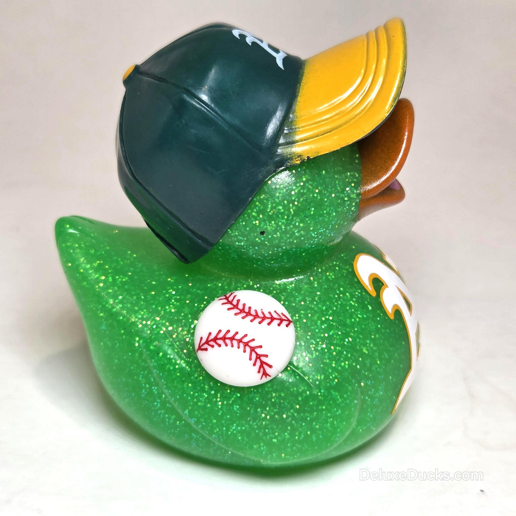 OAKLAND As ATHLETICS Rubber Duck Gift Baseball Bedazzled Collectible Duck