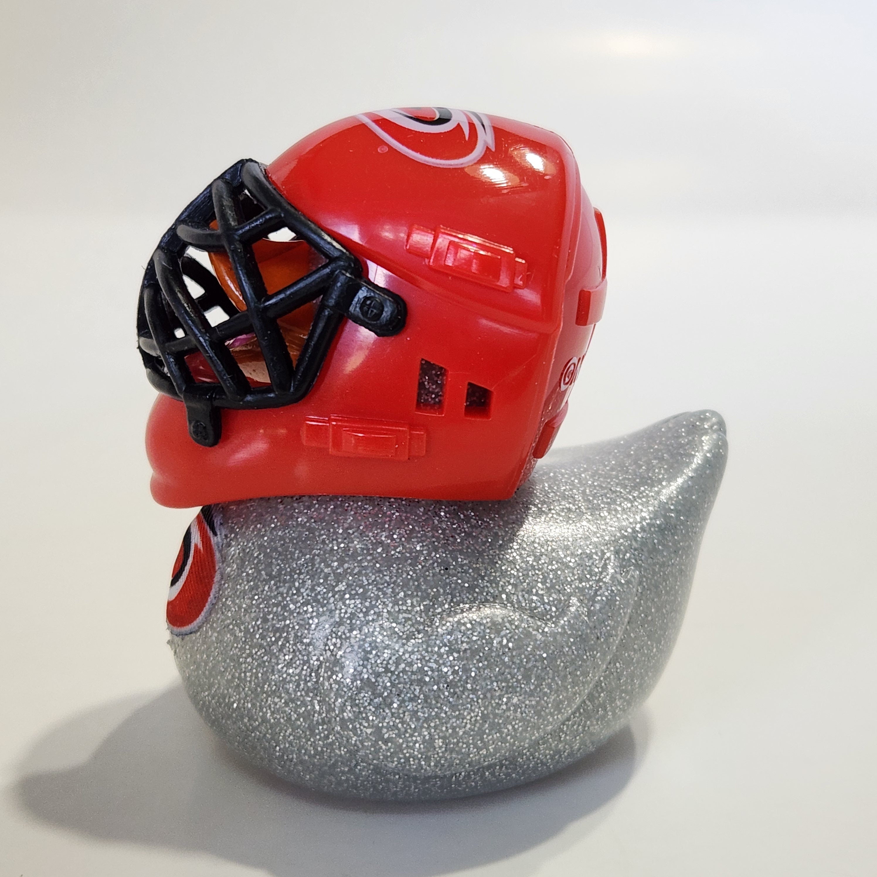 CAROLINA HURRICANES Rubber Duck Gift NHL Hockey Bedazzled Collectible Duck